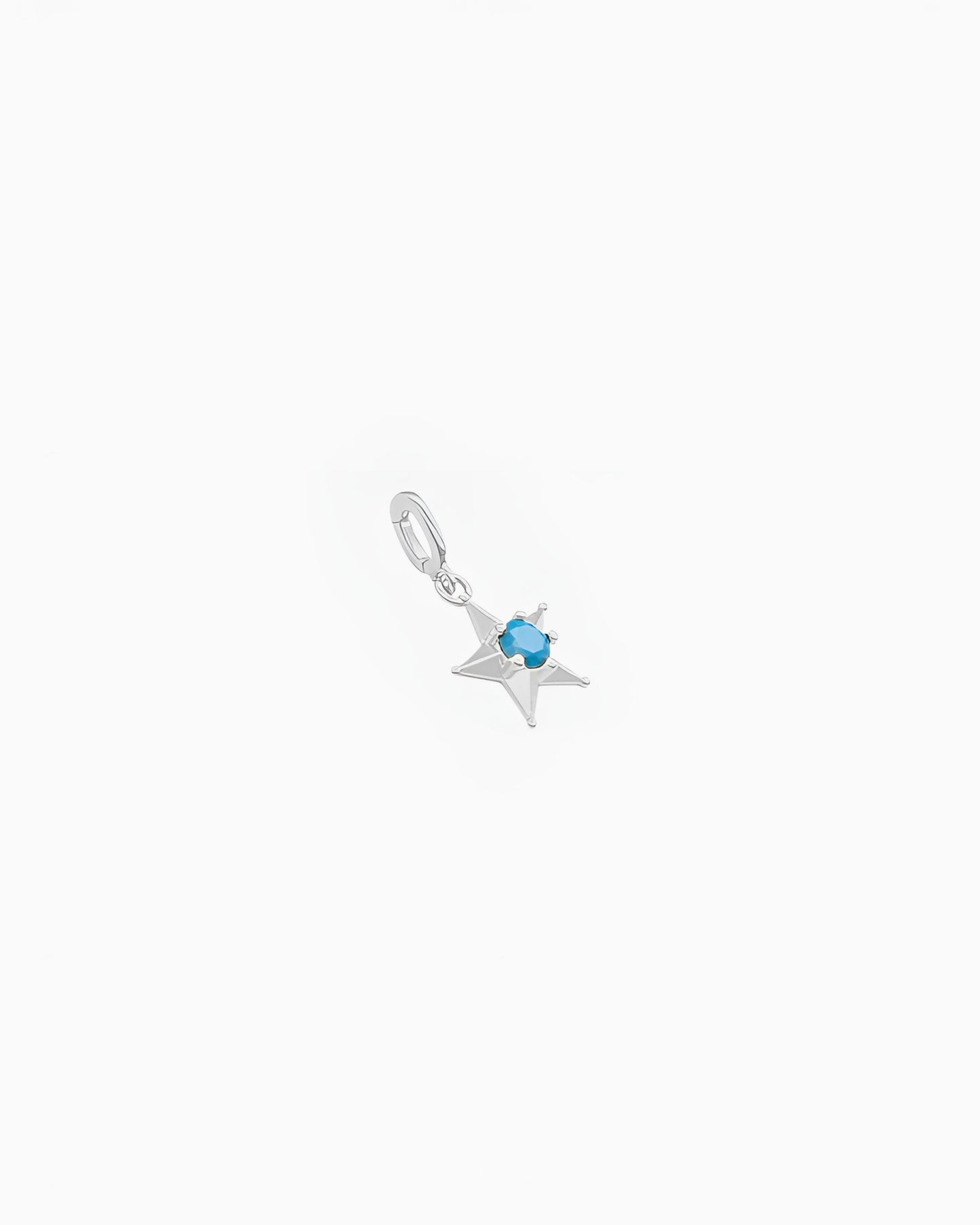 TURQUOISE STAR CLIP-ON CHARM