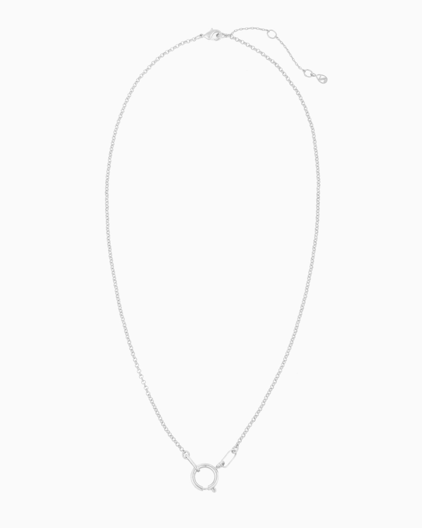 MINI ROUND BOX CHAIN CHARM HOLDER NECKLACE