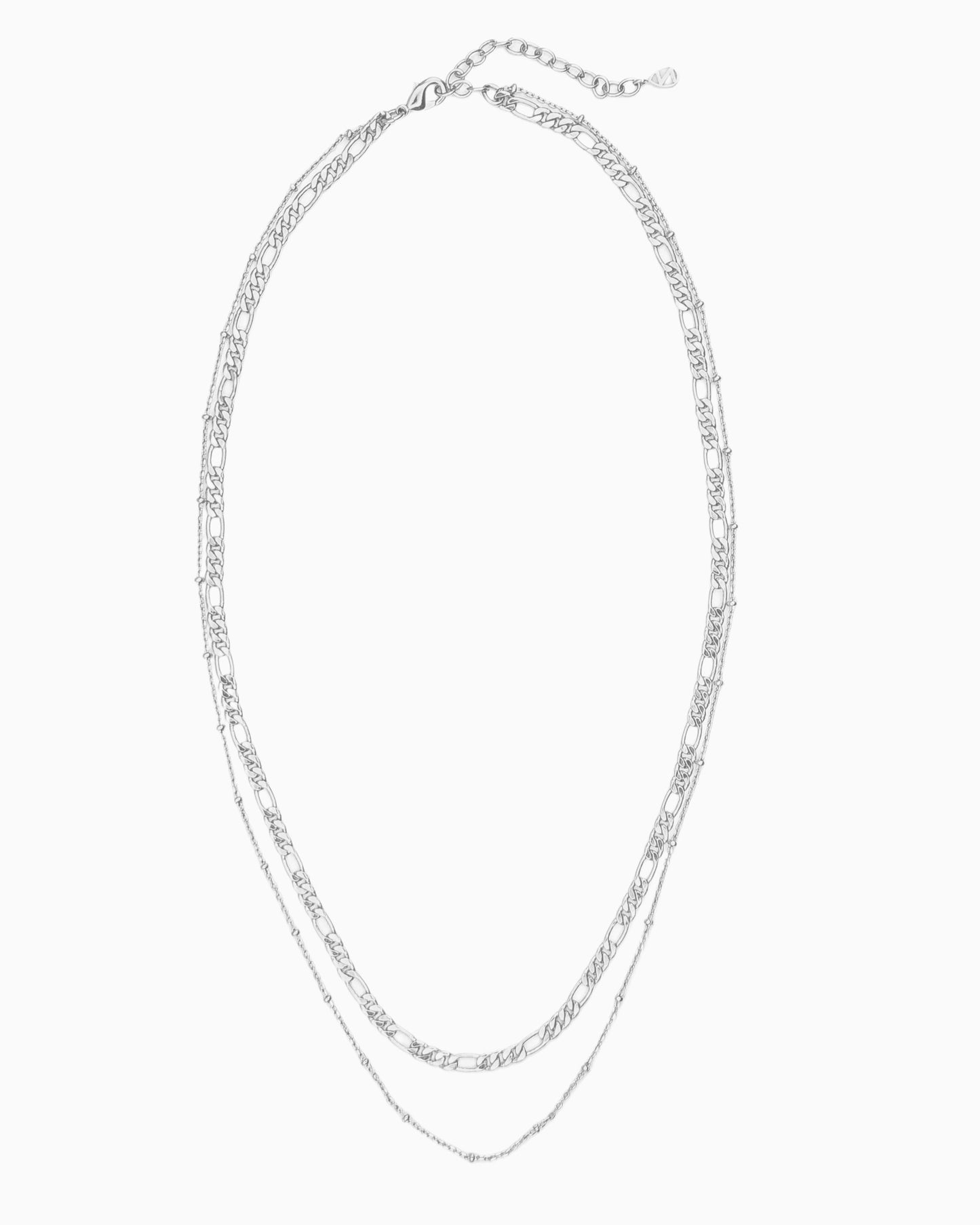 FIGARO & SATELLITE CHAIN LAYERED NECKLACE