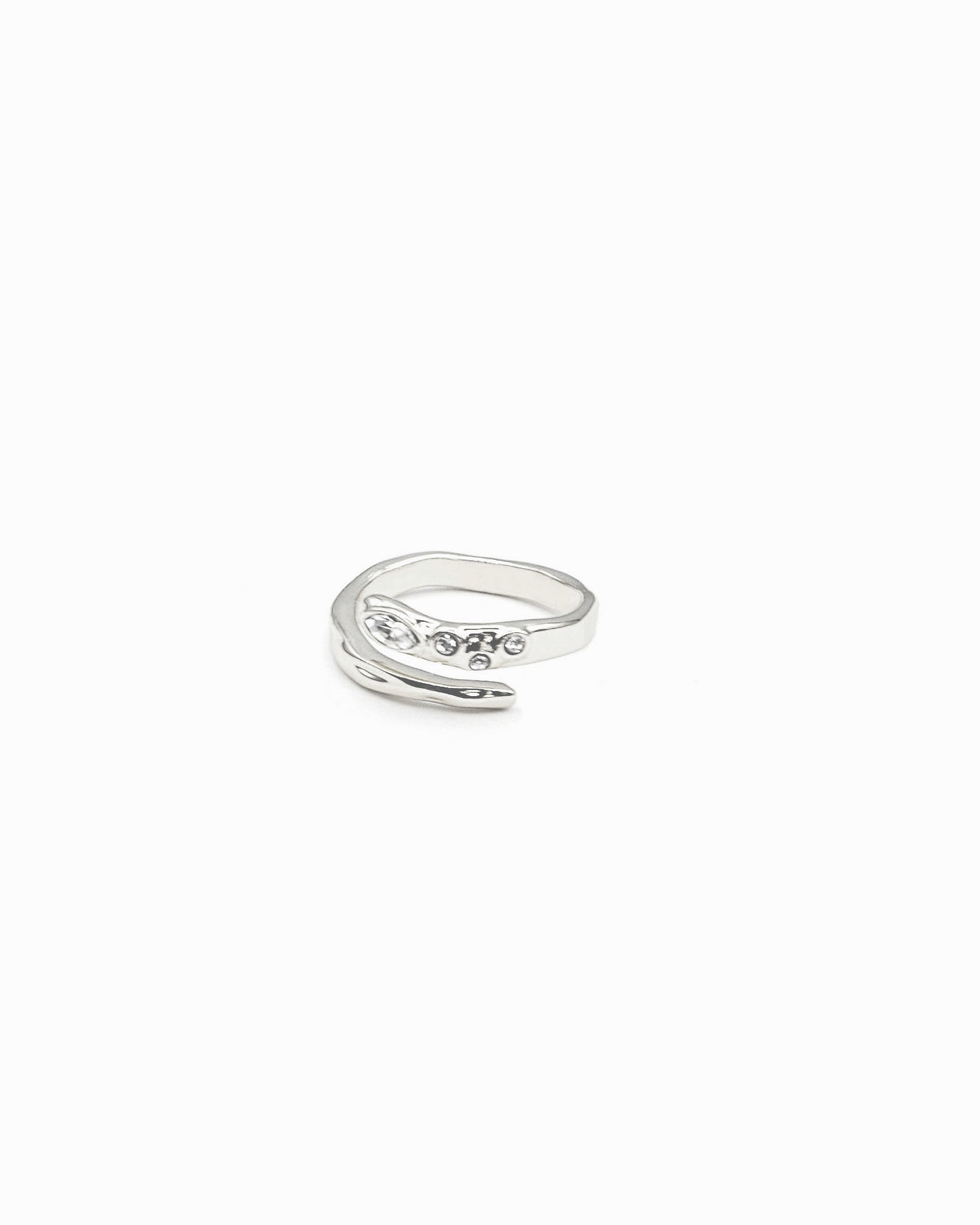MOLTEN CRYSTAL WRAP RING