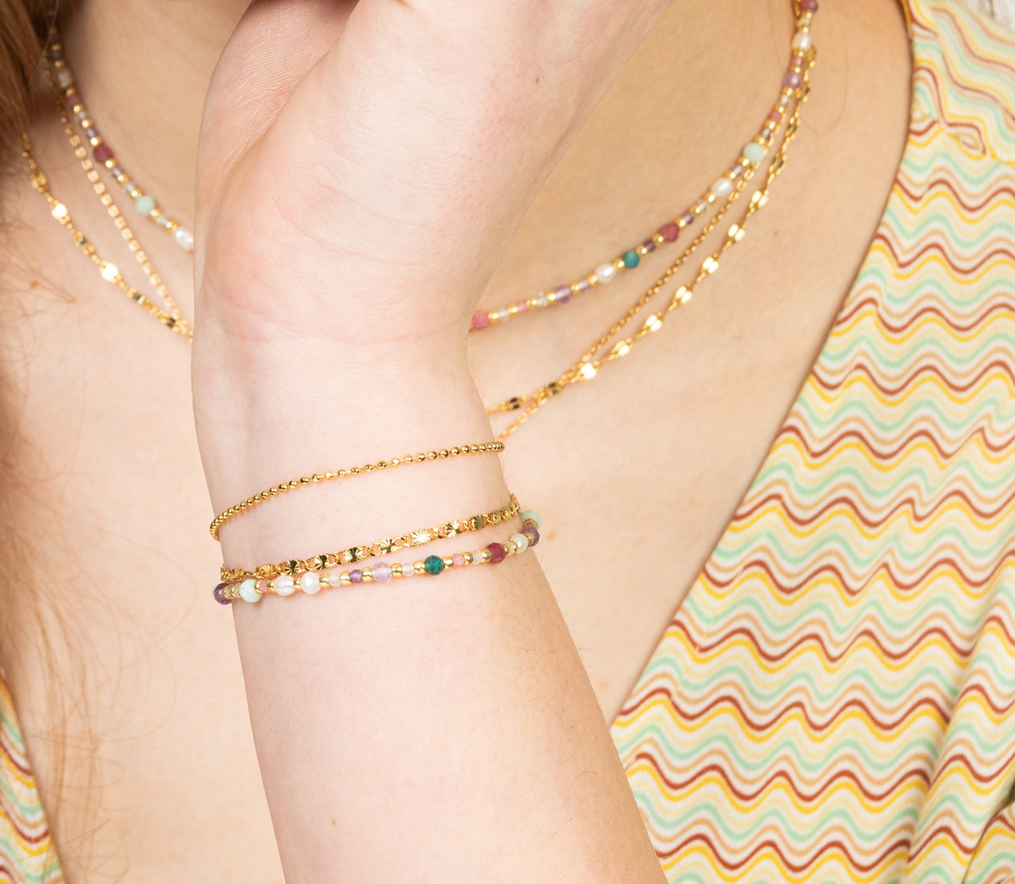 BLOSSOM GARDEN GEMSTONE BRACELET