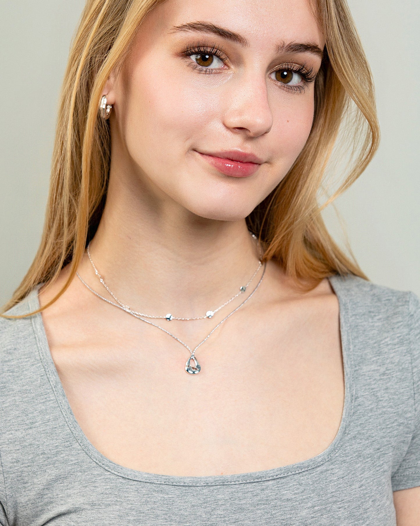 MINI DISC STATION NECKLACE