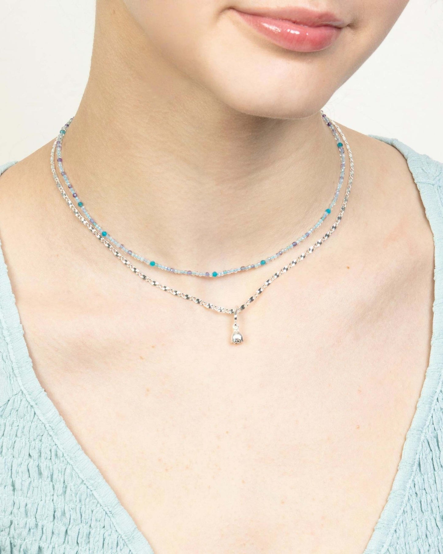 SEQUIN CHAIN NECKLACE