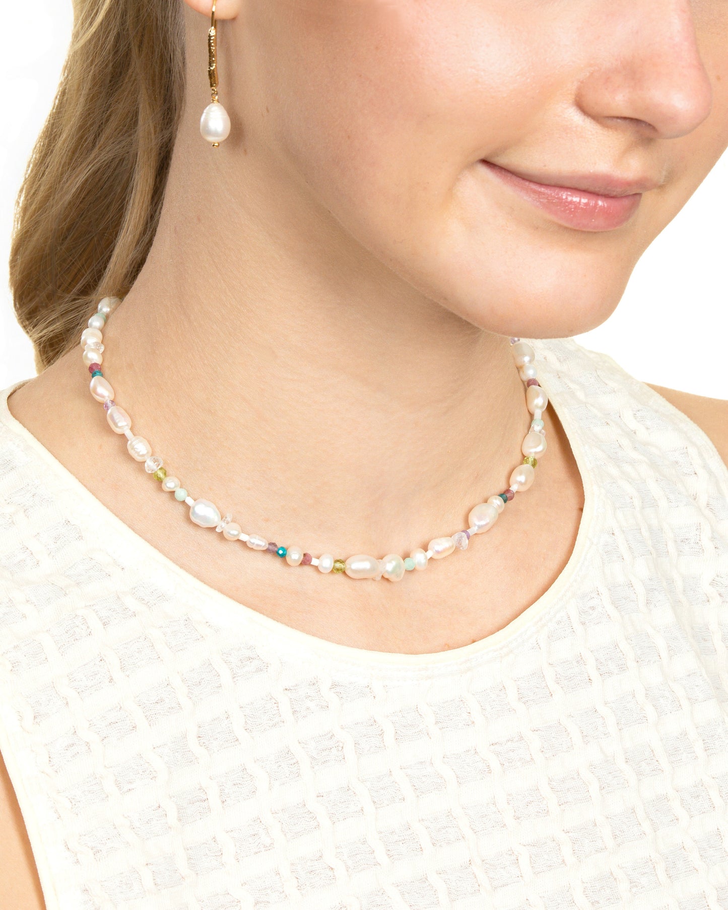 SOFT EROSION PEARL DROP EARRINGS