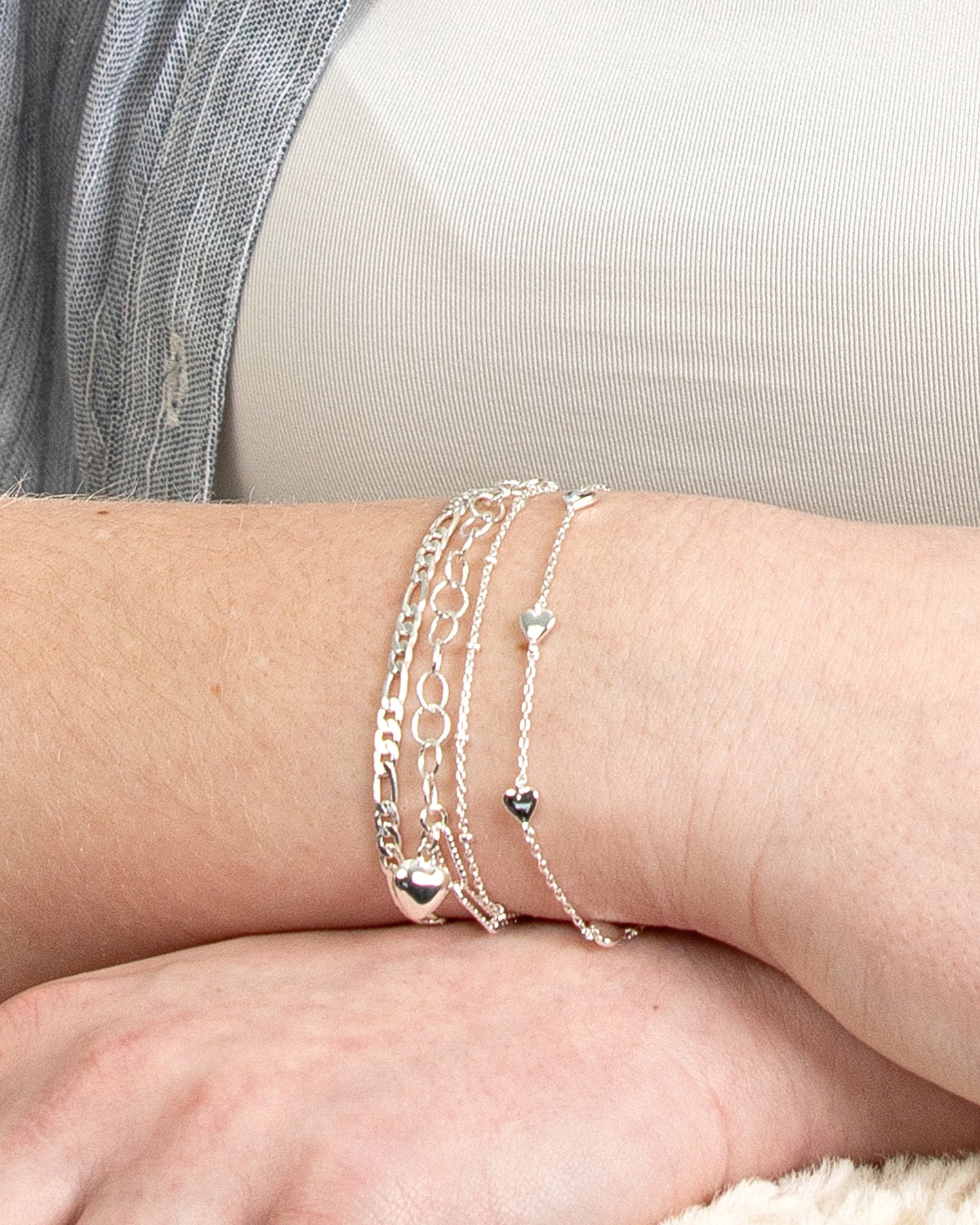FIGARO & SATELLITE CHAIN BRACELET