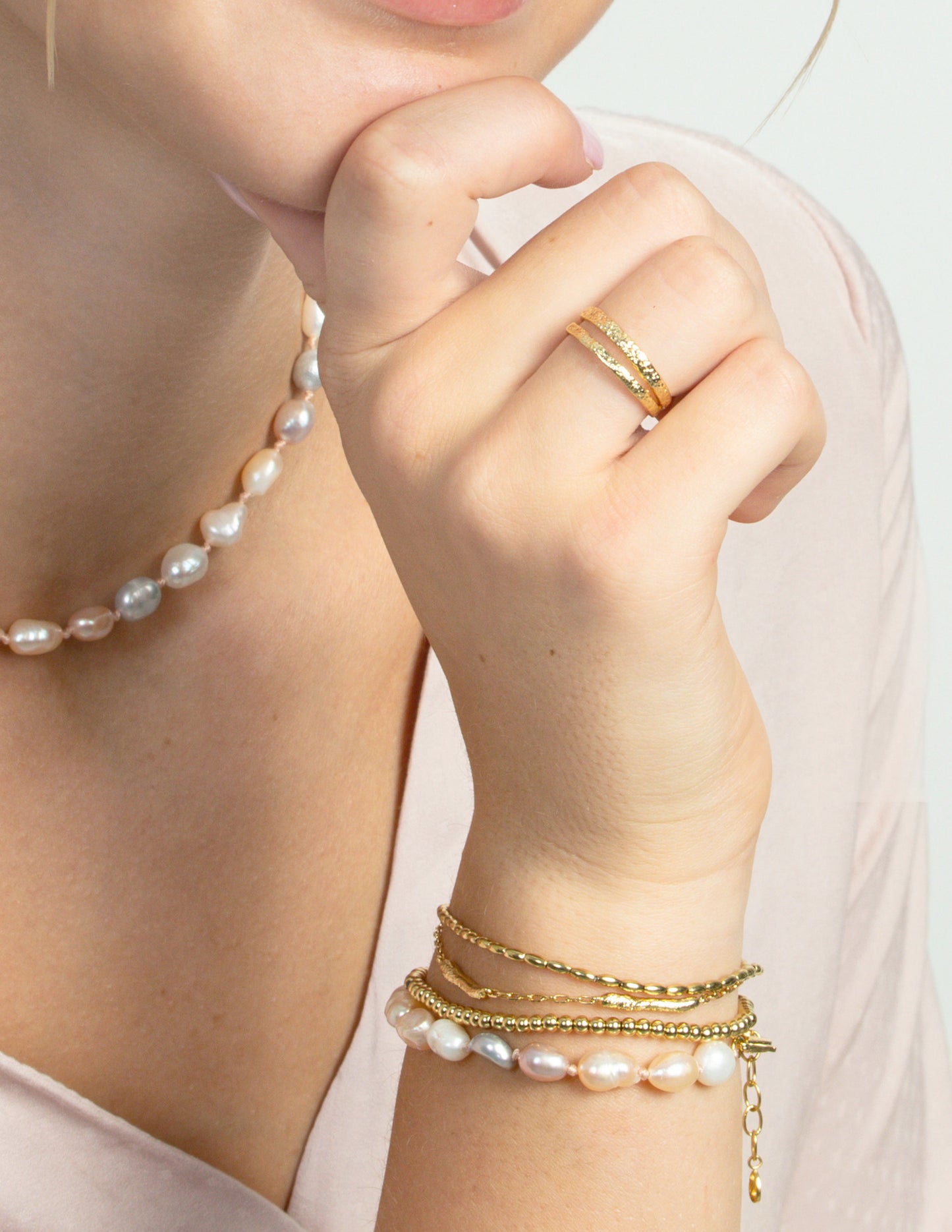MIXED PEARL BRACELET