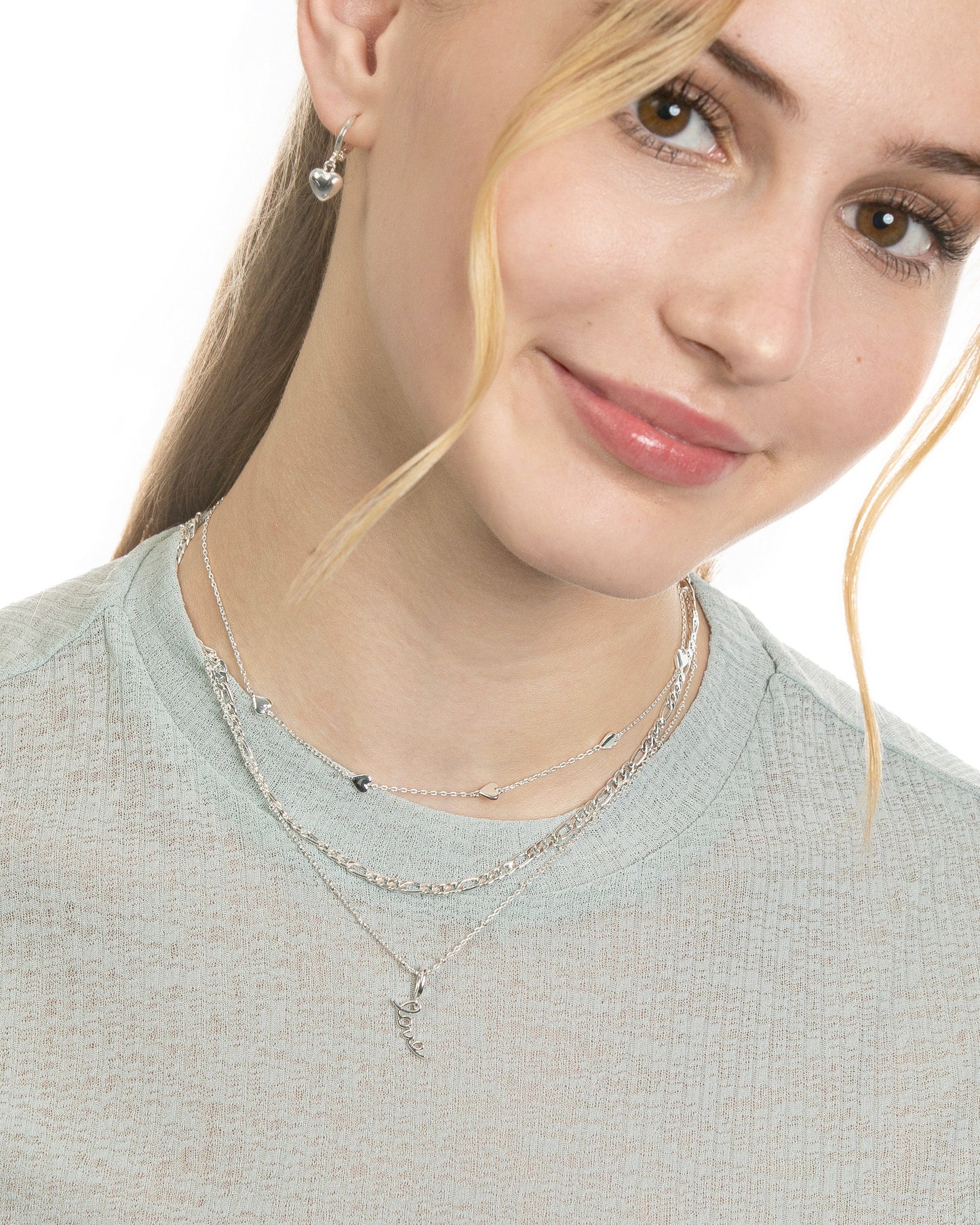 MINI HEART STATION NECKLACE