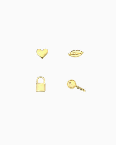 LOVE MISMATCHED STUD SET