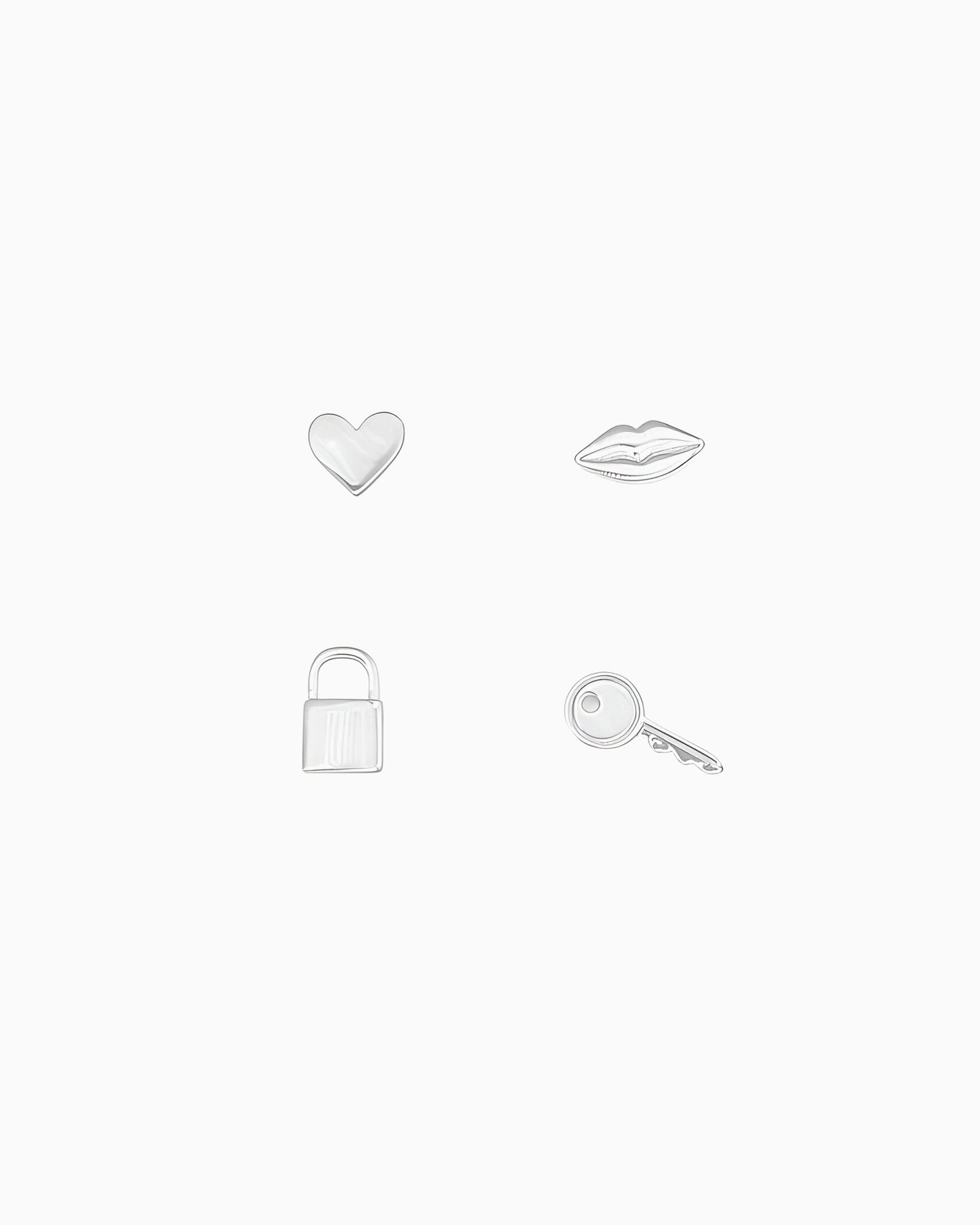 LOVE MISMATCHED STUD SET