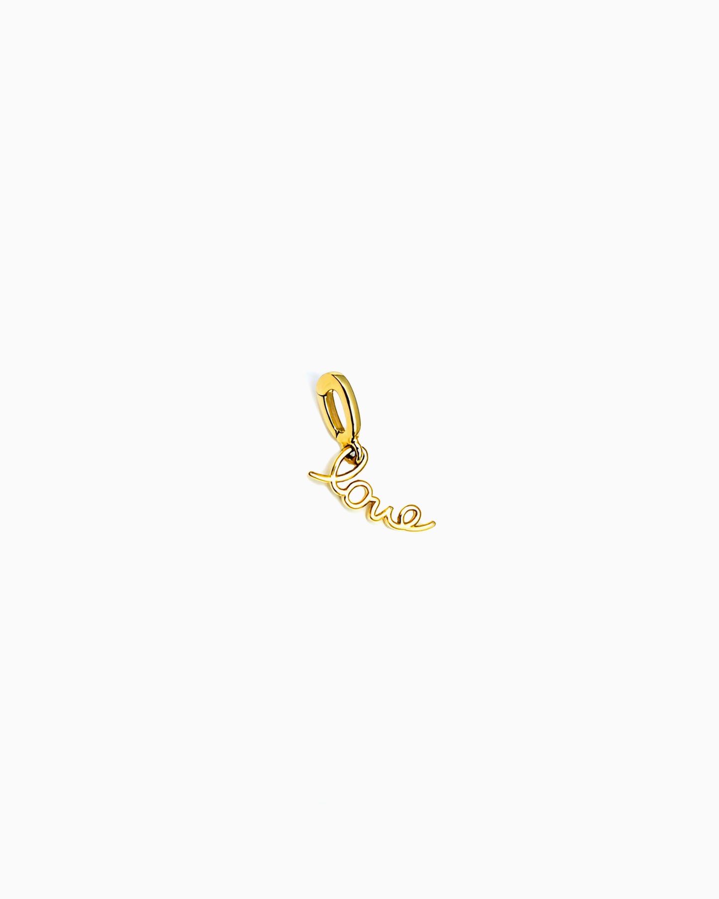 SCRIPT LOVE CLIP-ON CHARM
