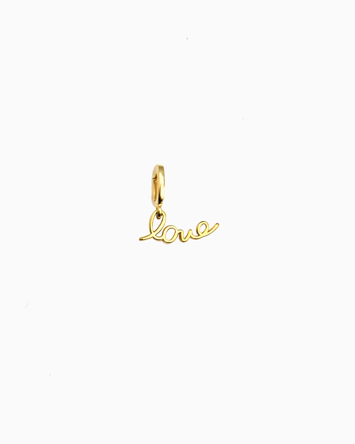 SCRIPT LOVE CLIP-ON CHARM
