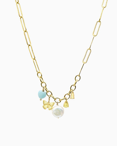 ROSE GARDEN CHARM NECKLACE