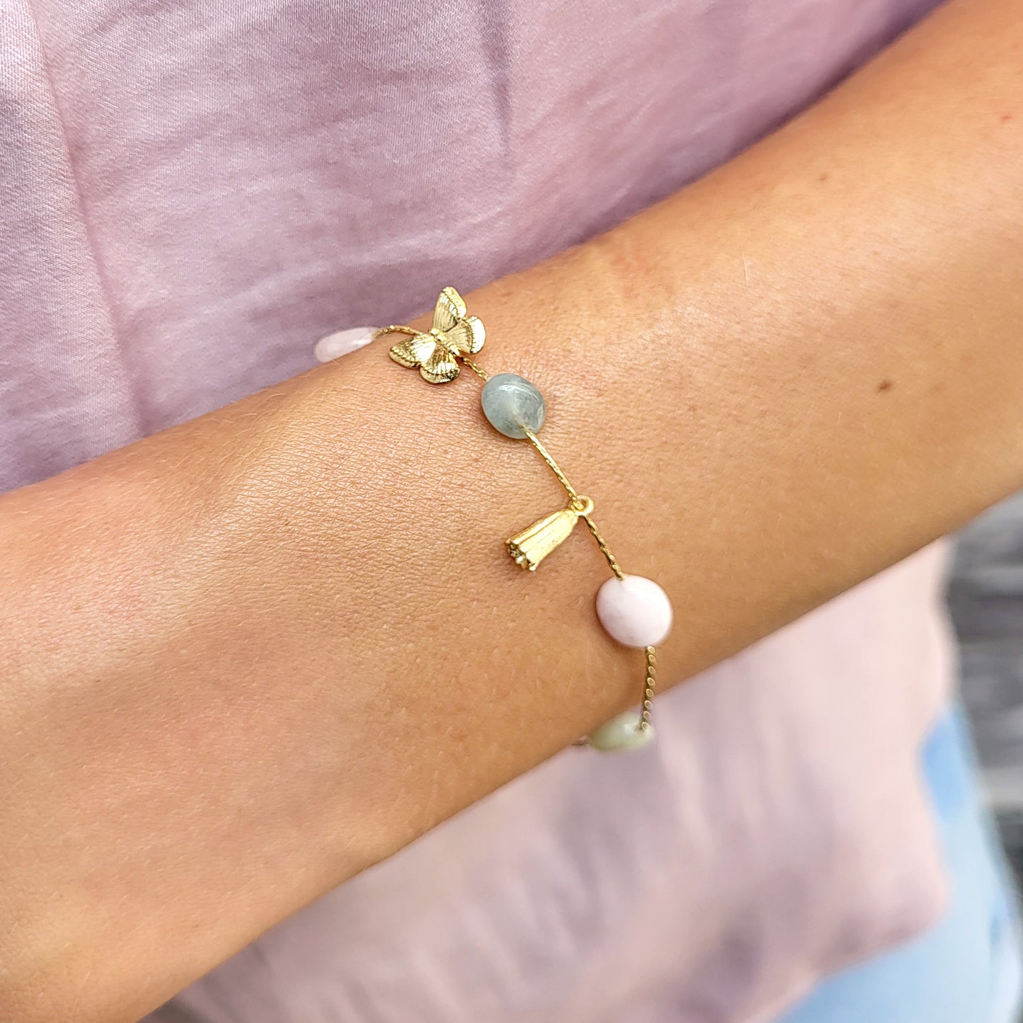 ROSE GARDEN CHARM BRACELET