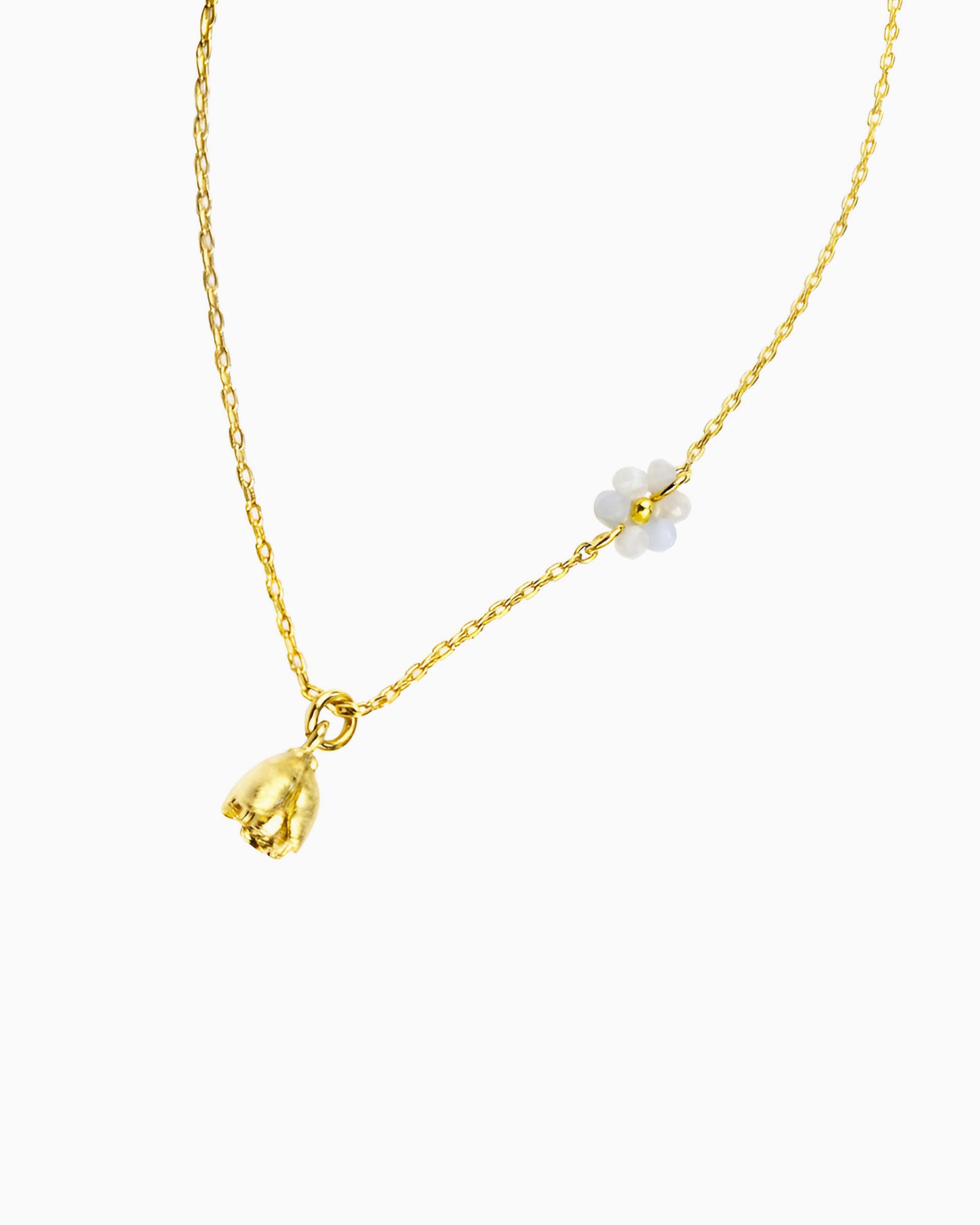 ROSEBUD CHARM ANKLET
