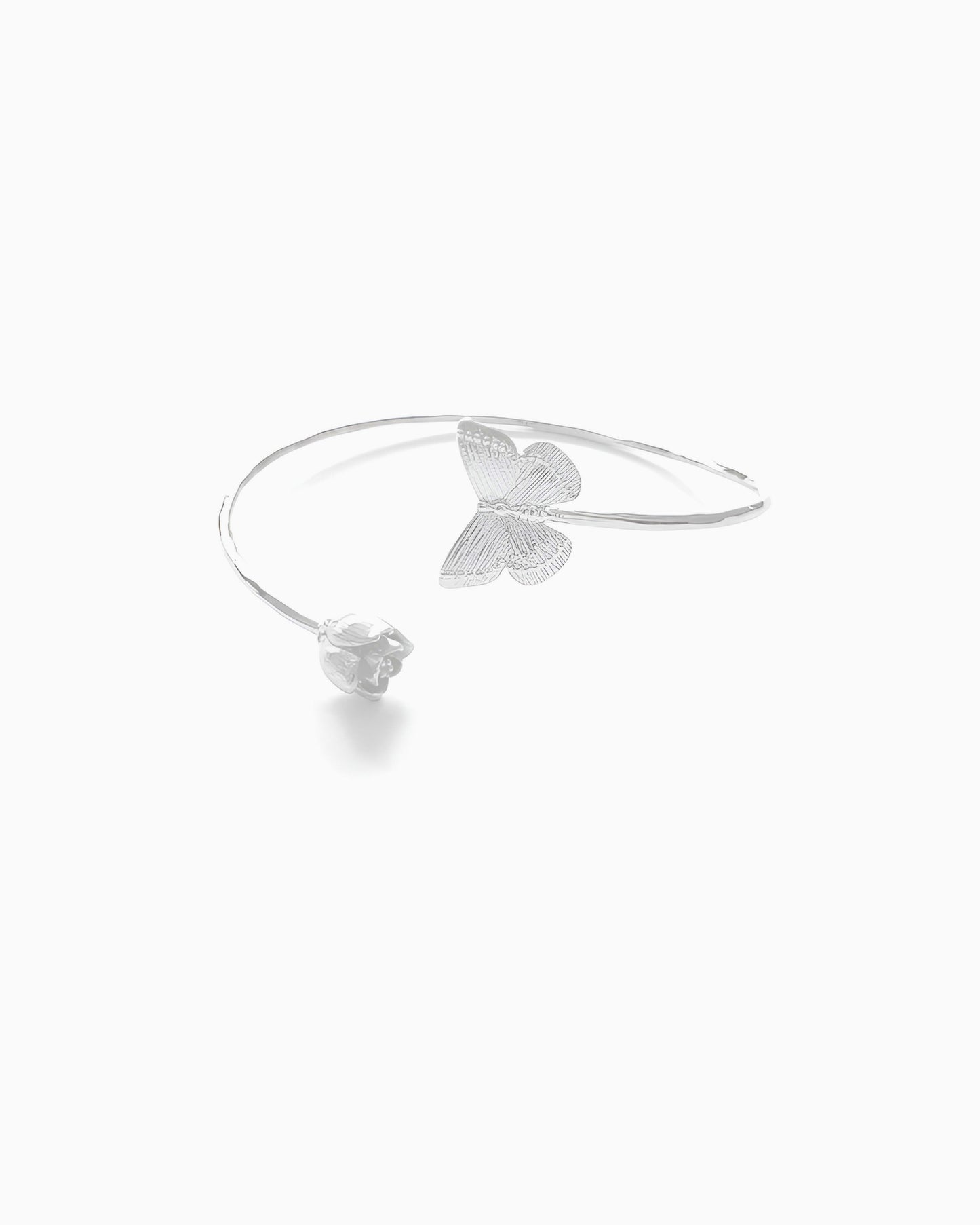 BUTTERFLY AND ROSEBUD CUFF