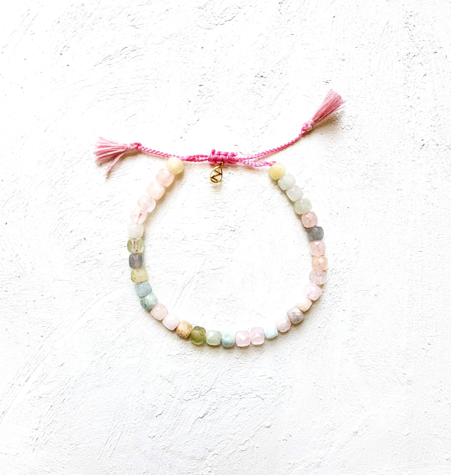 CUBED MORGANITE DELIGHT BRACELET