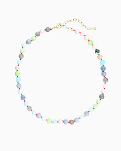 PASTEL OPAL HAND-KNOTTED NECKLACE
