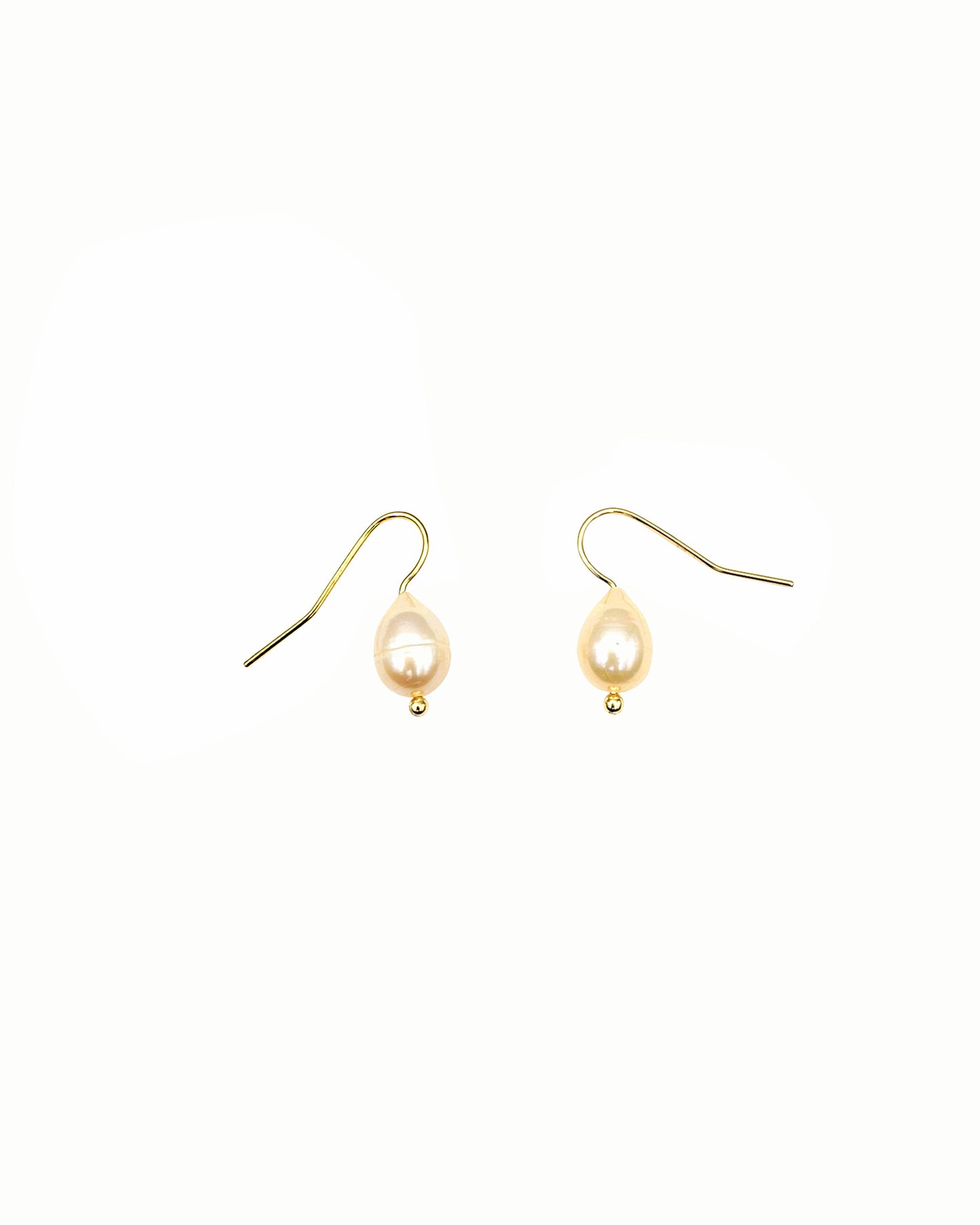 PEARL DROP HOOK EARRINGS