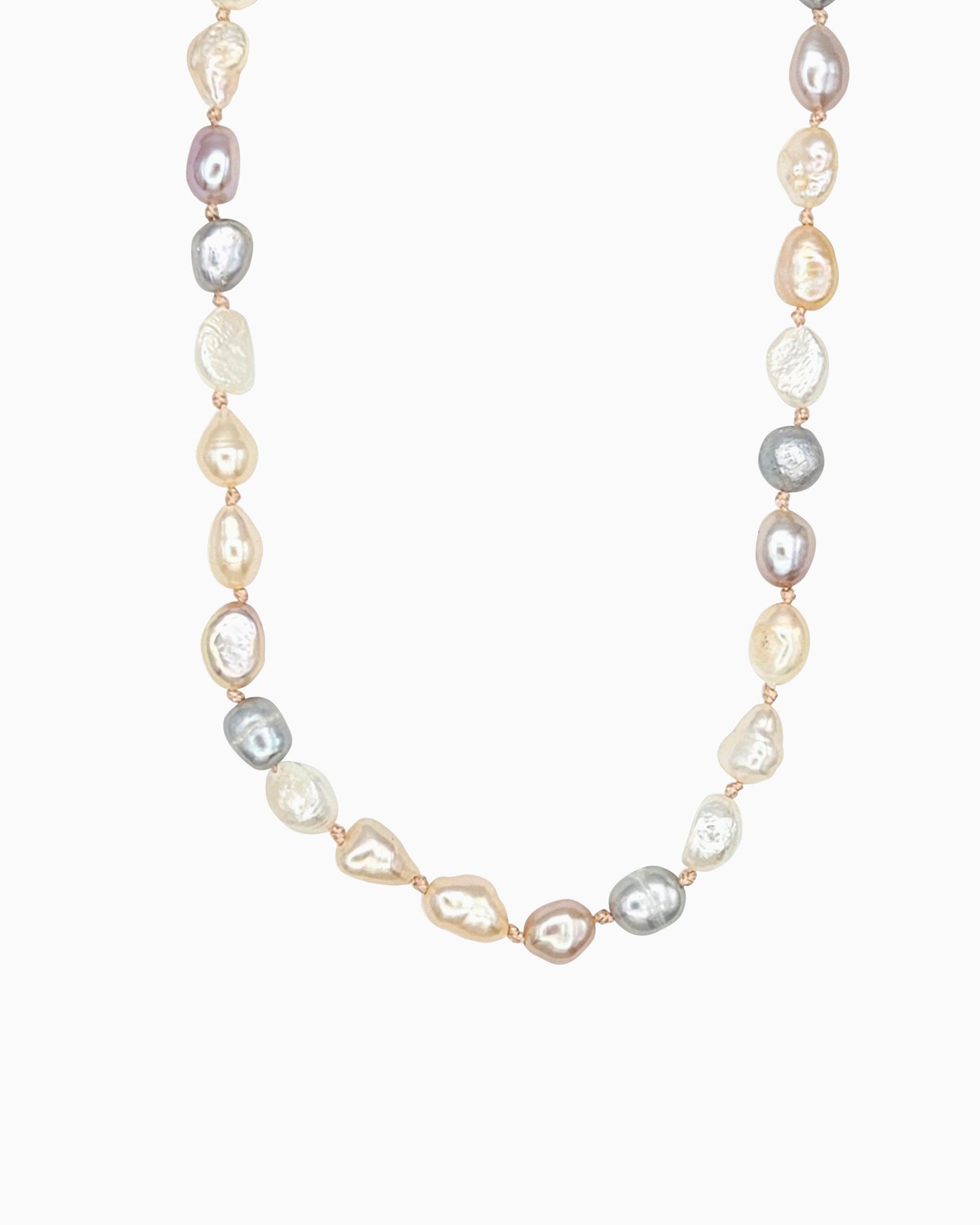 MIXED PEARL NECKLACE