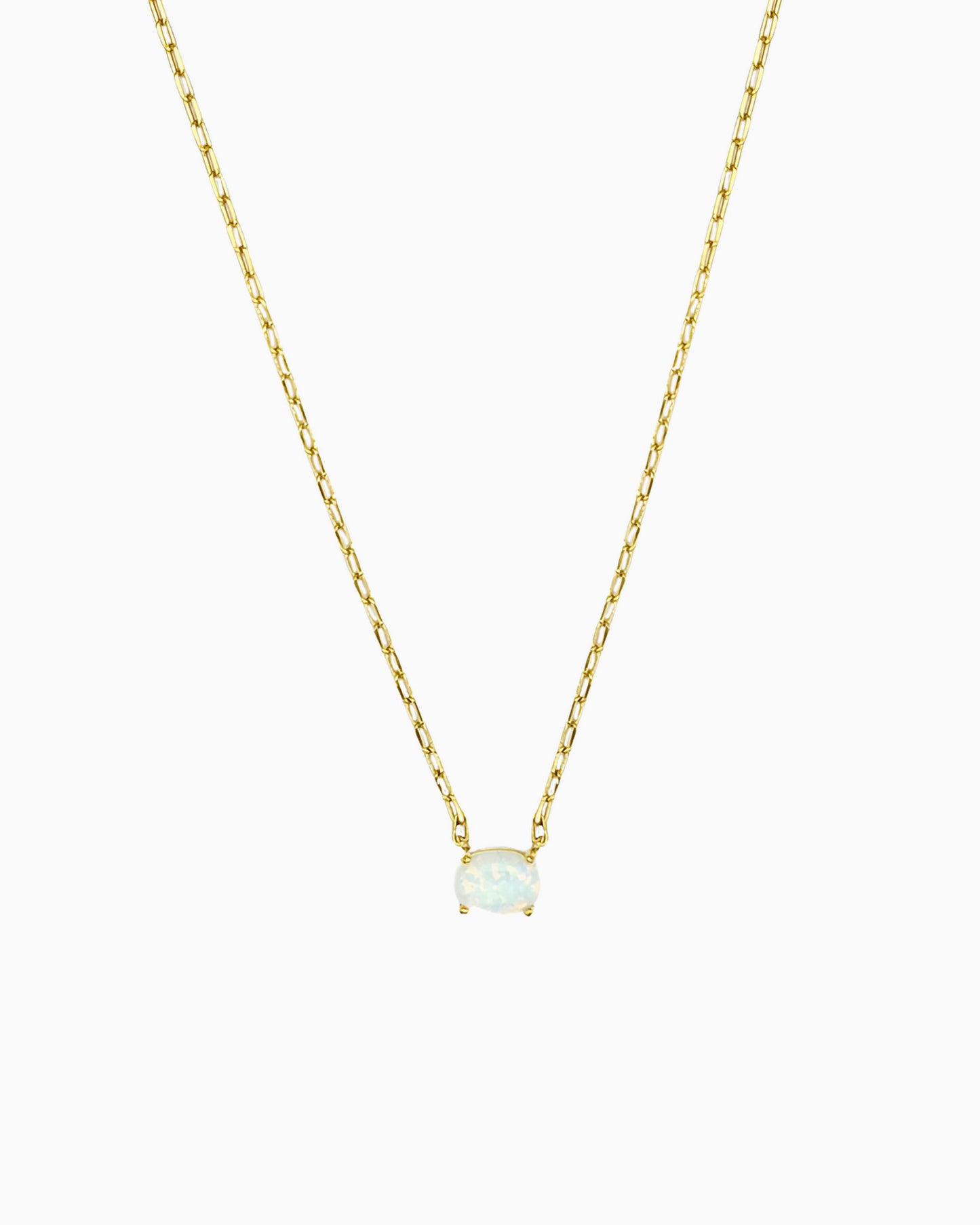 WHITE OPAL NECKLACE