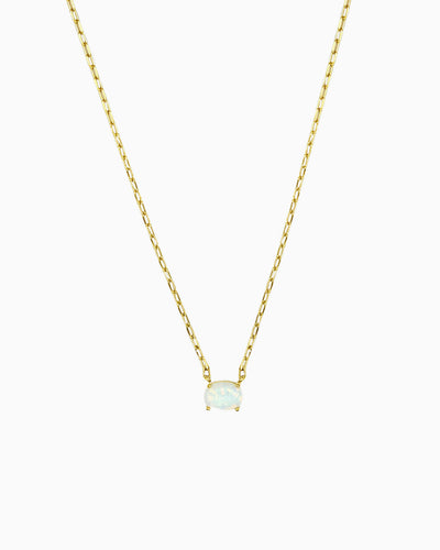 WHITE OPAL NECKLACE