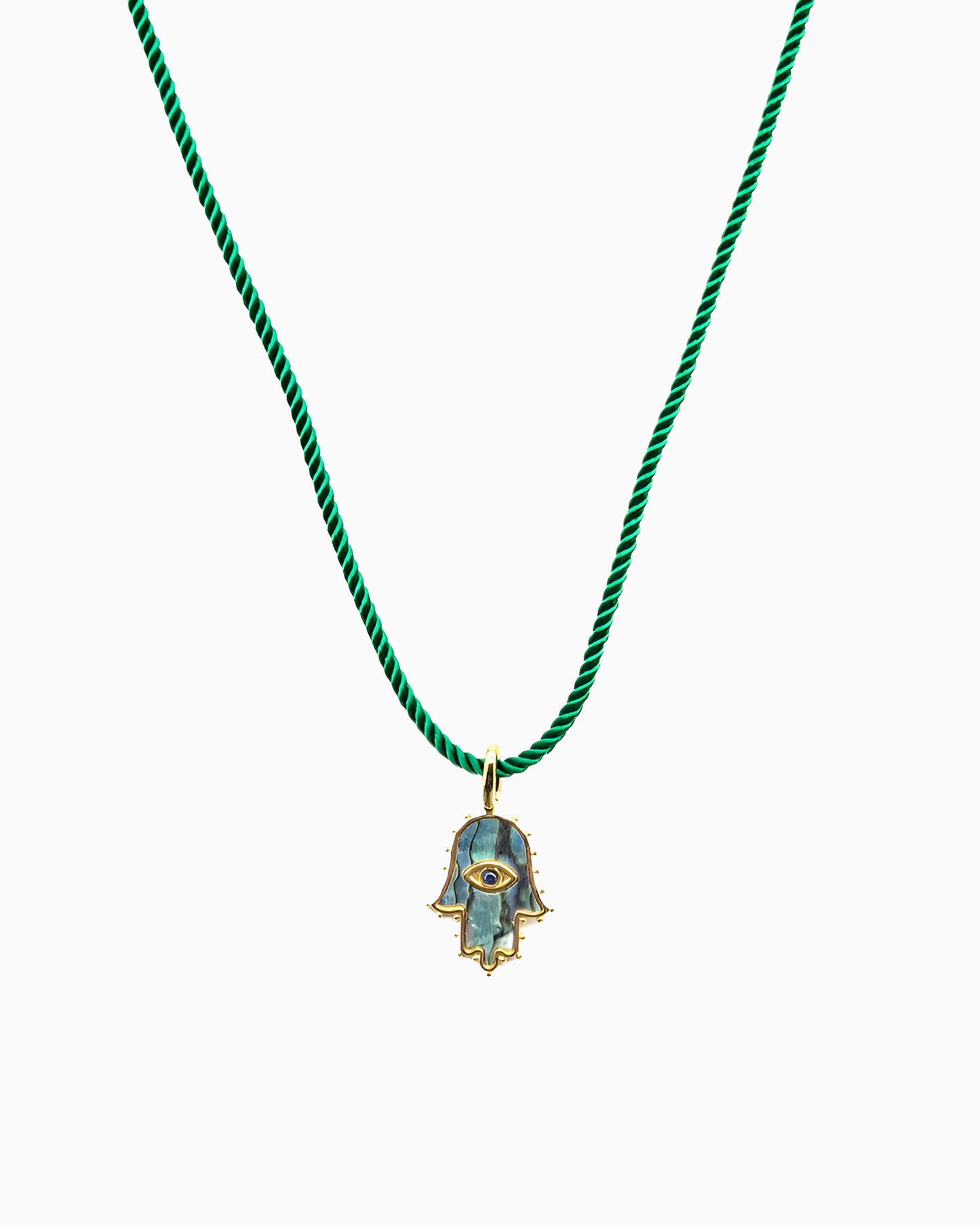 HAMSA HAD CHARM CONVERTIBLE TOGGLE NECKLACE