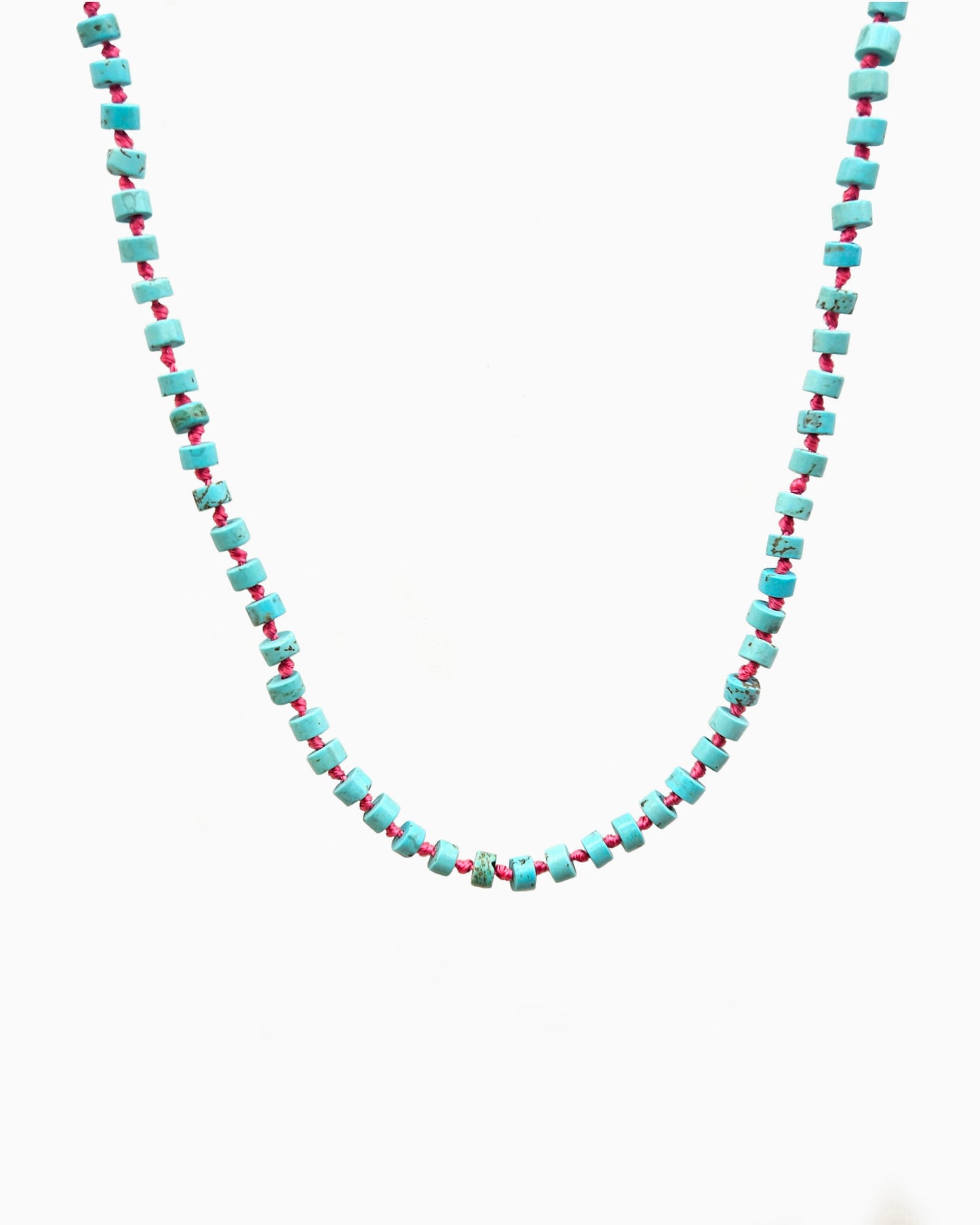 TURQUOISE BEADED NECKLACE