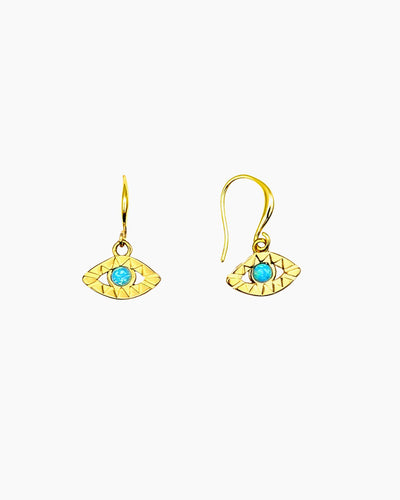EVIL EYE DROP EARRINGS