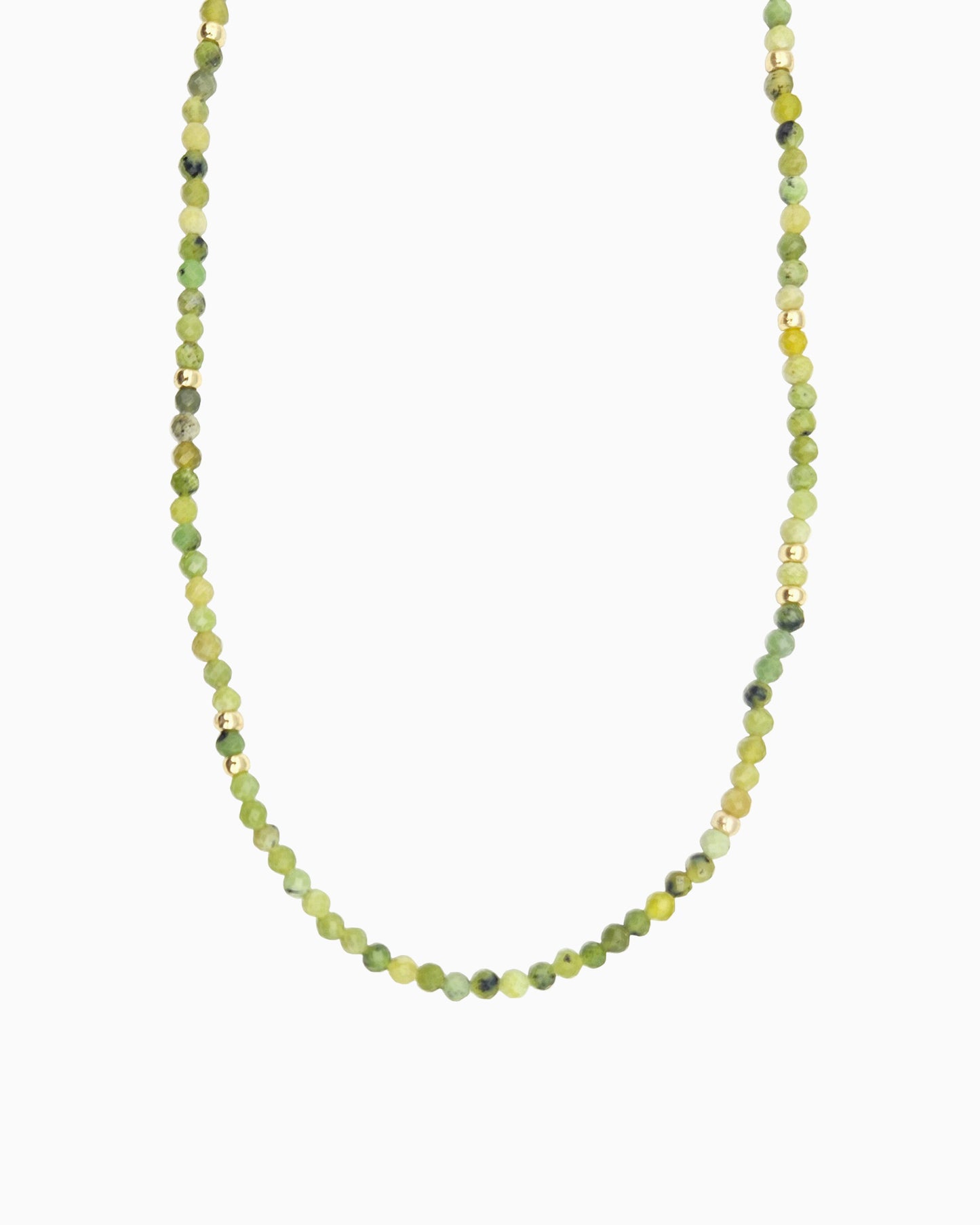 CHRYSOPRASE RHYTHM NECKLACE