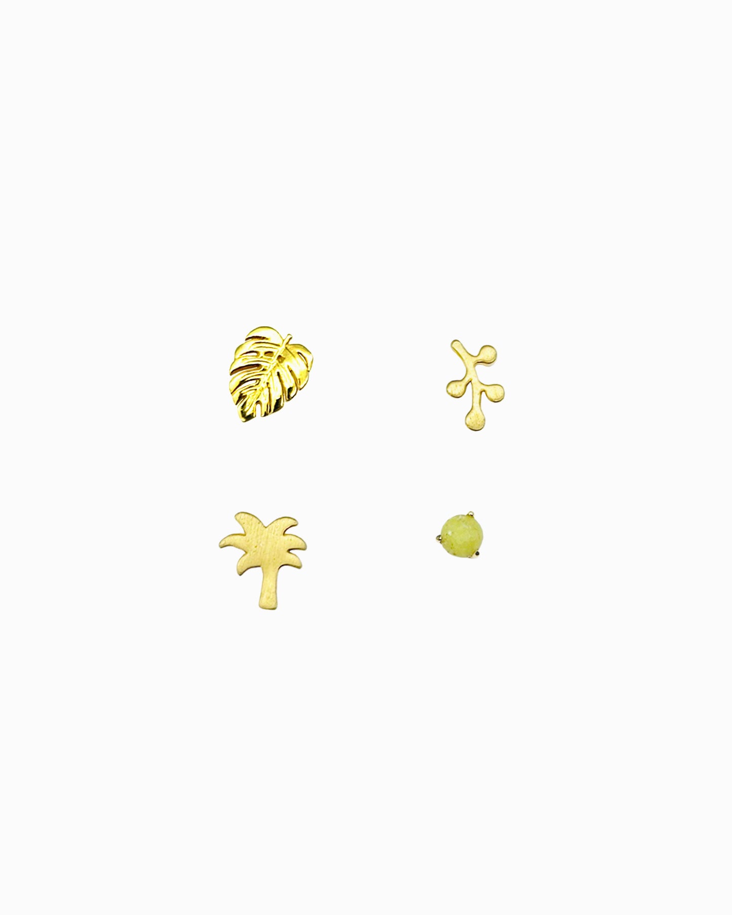 SOFT GLOW MISMATCHED STUD SET