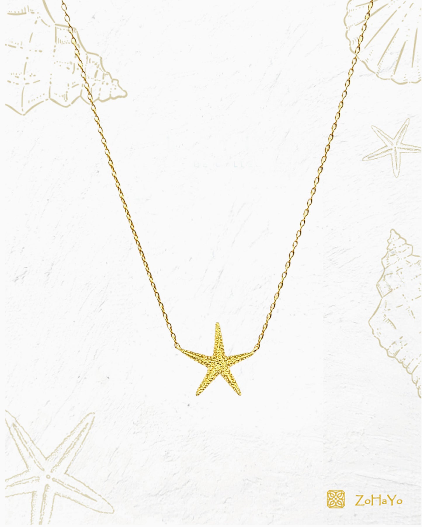 STARFISH CHARM NECKLACE