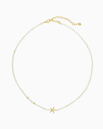 MINI MOP BEAED STARFISH NECKLACE