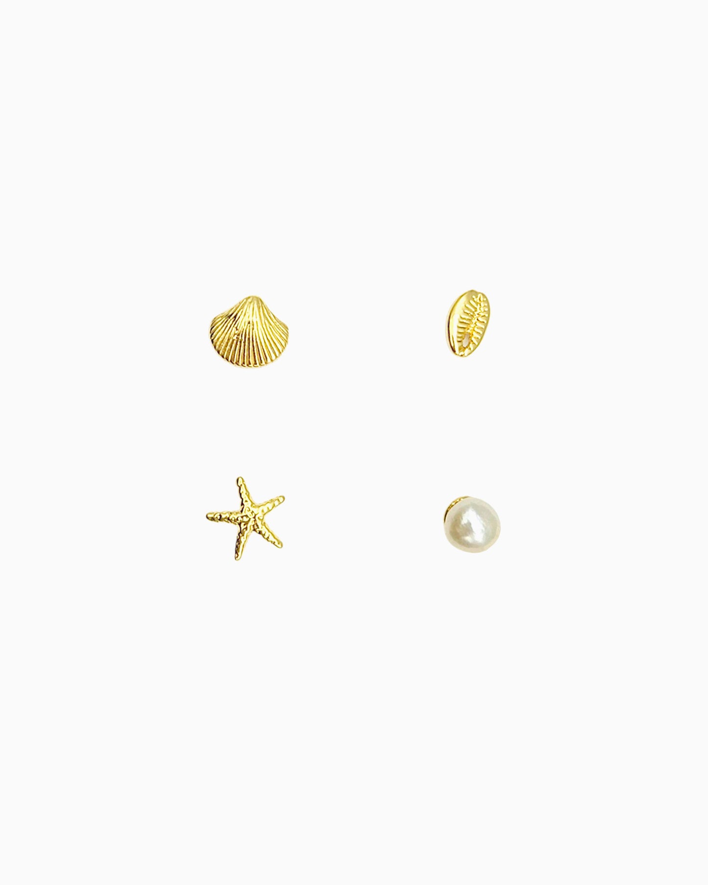 SEASIDE MISMATCHED STUD SET