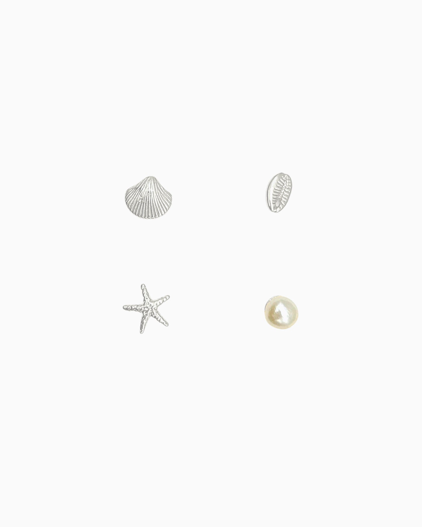SEASIDE MISMATCHED STUD SET