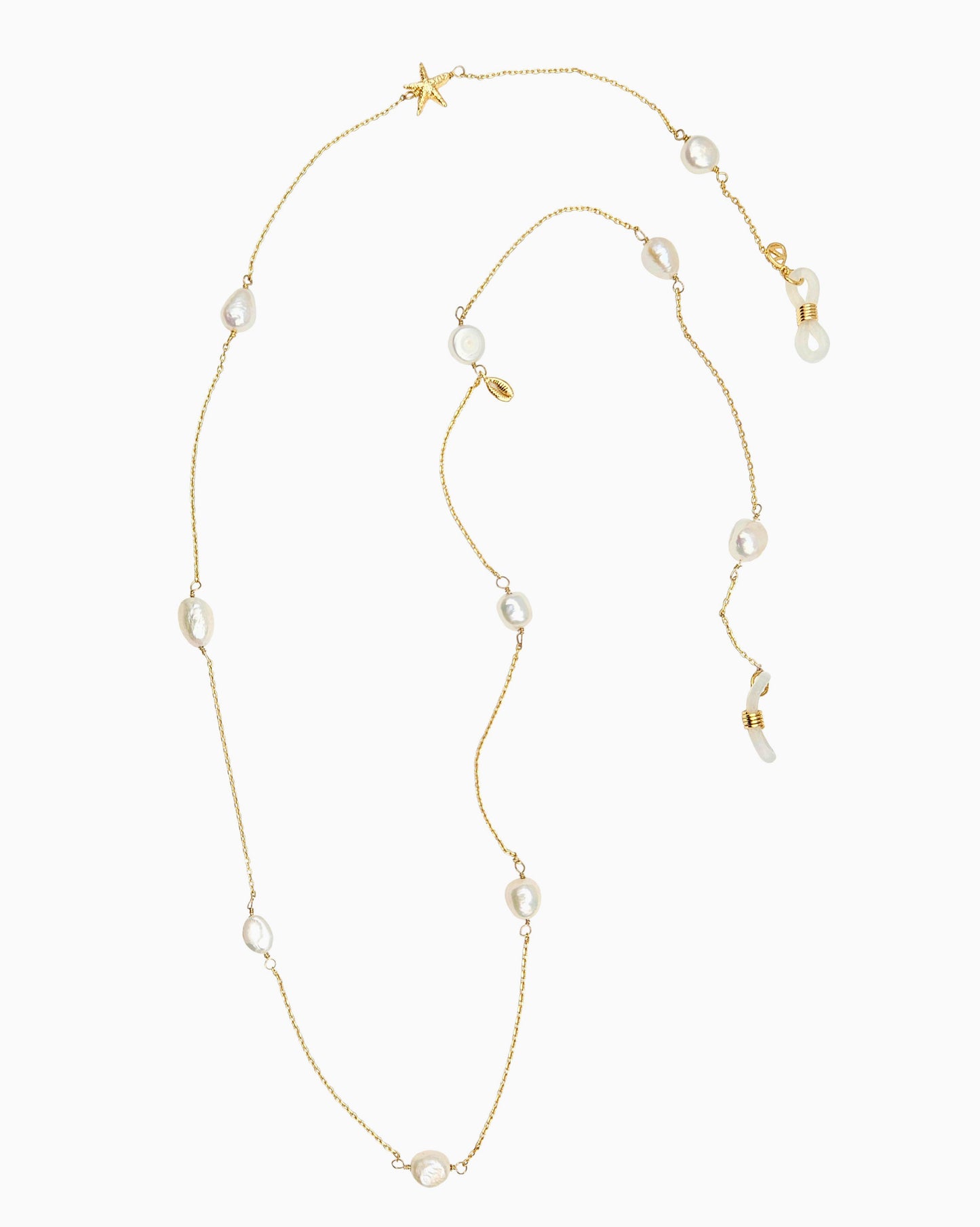 SEASIDE  PEARL CHARM SUNGLASS CHAIN