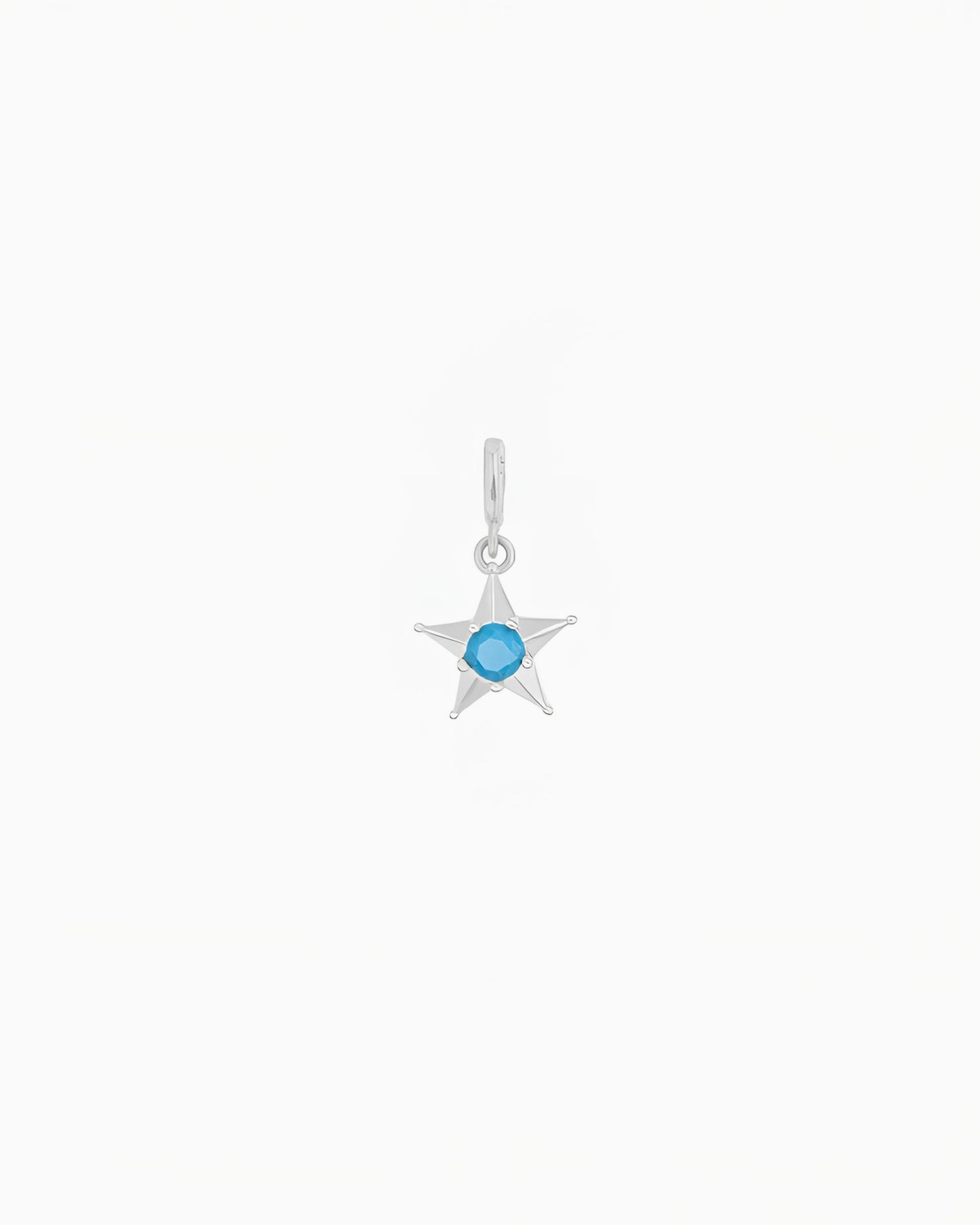 TURQUOISE STAR CLIP-ON CHARM