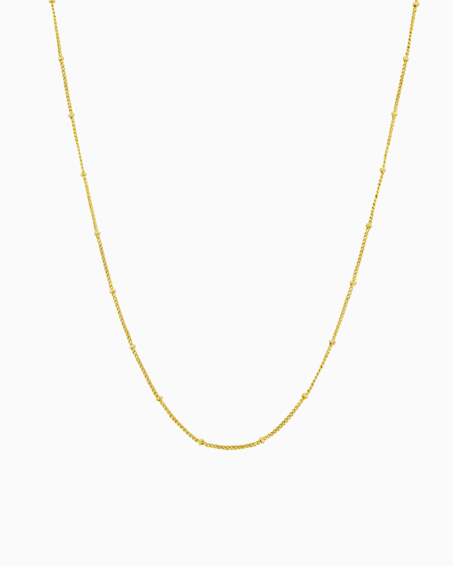 DAINTY SATELLITE CHAIN NECKLACE