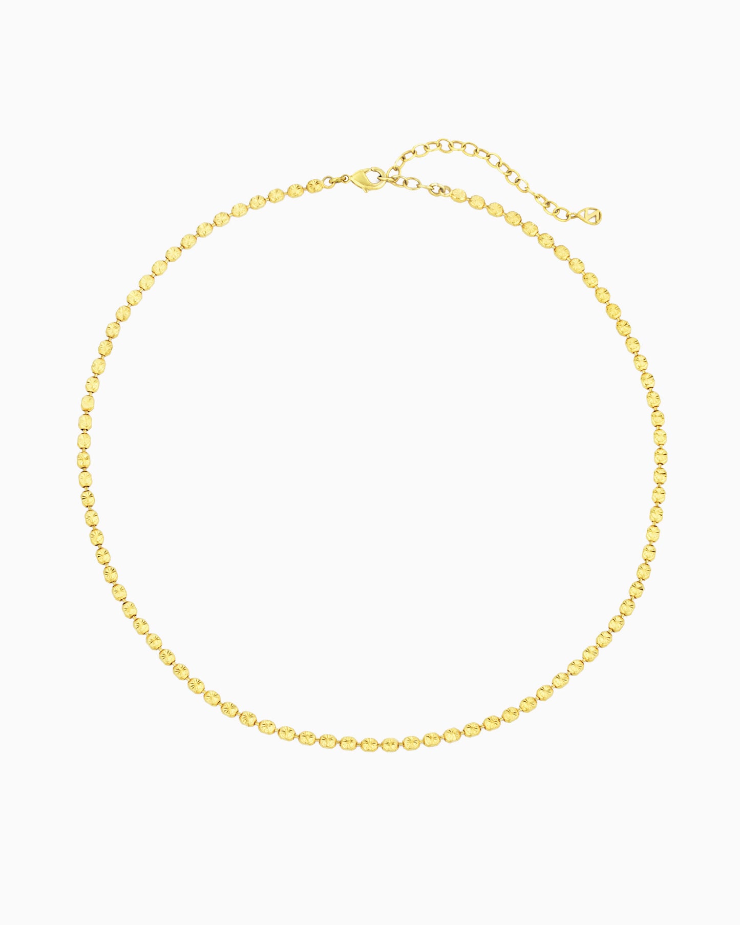 SUNBURST DOTTED CHAIN NECKLACE