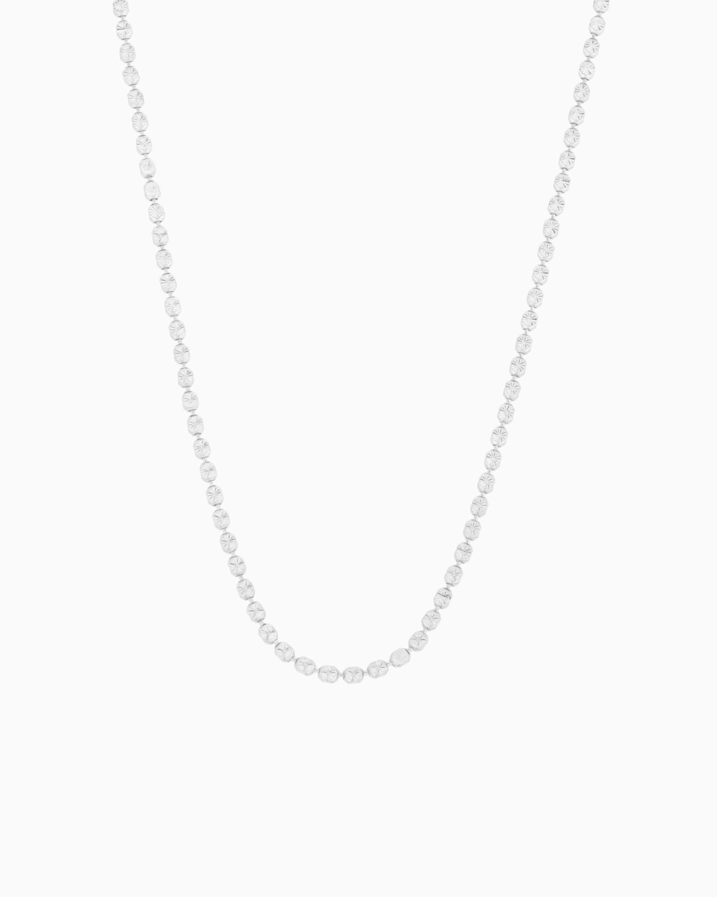 SUNBURST DOTTED CHAIN NECKLACE