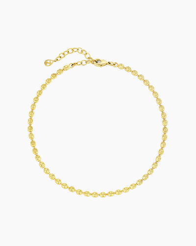SUNBURST DOT CHAIN ANKLET
