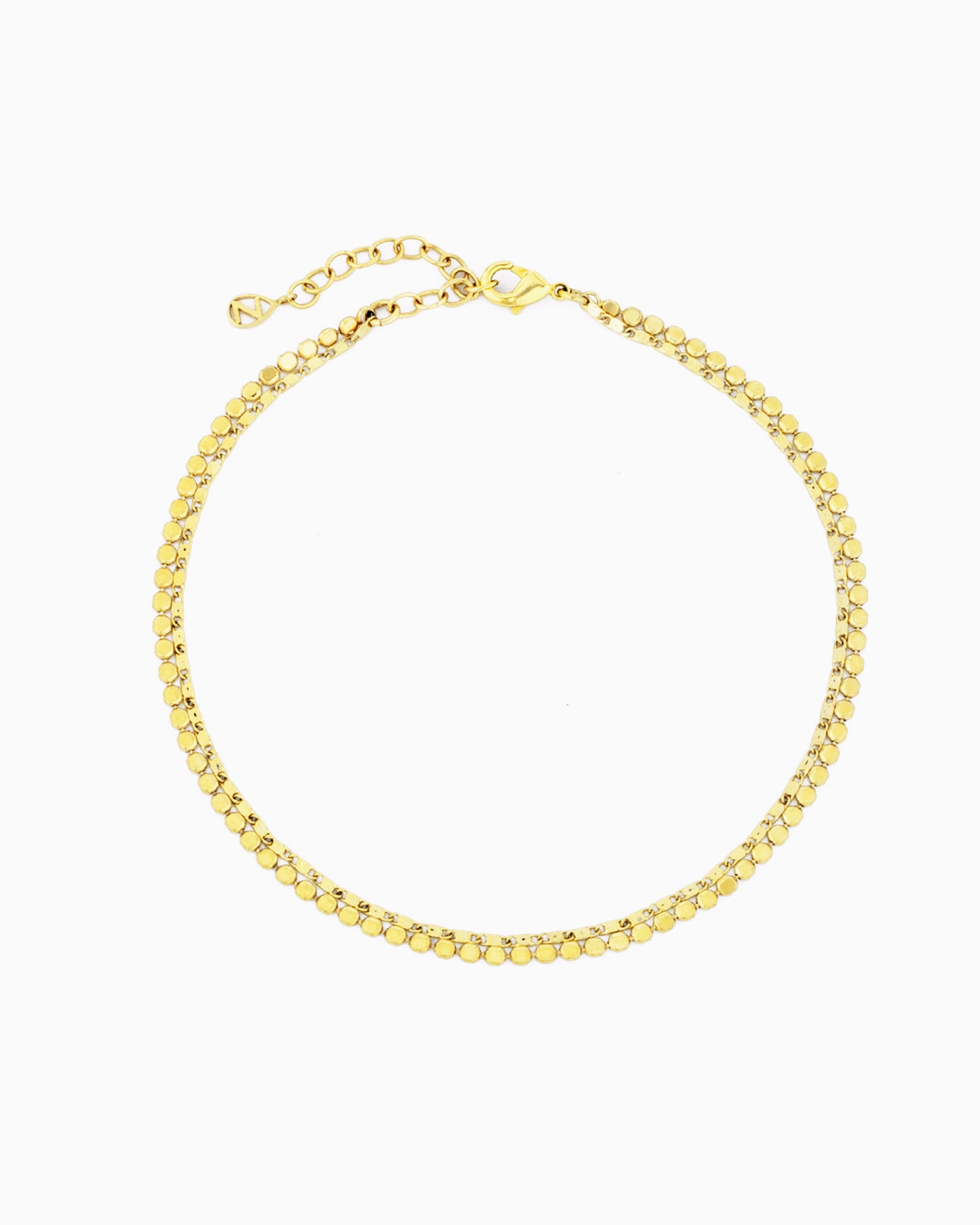 DOT & MARINER CHAIN LAYERED ANKLET