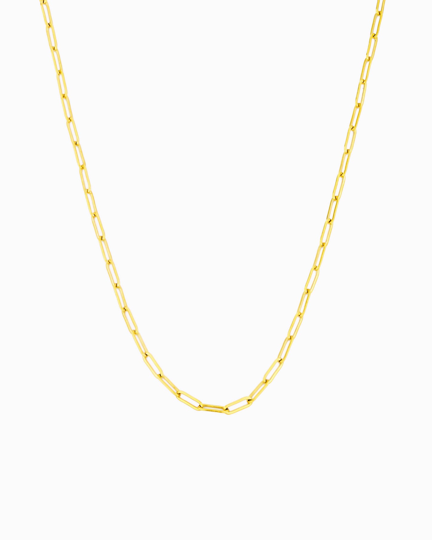 SMALL PAPERCLIP CHAIN NECKLACE