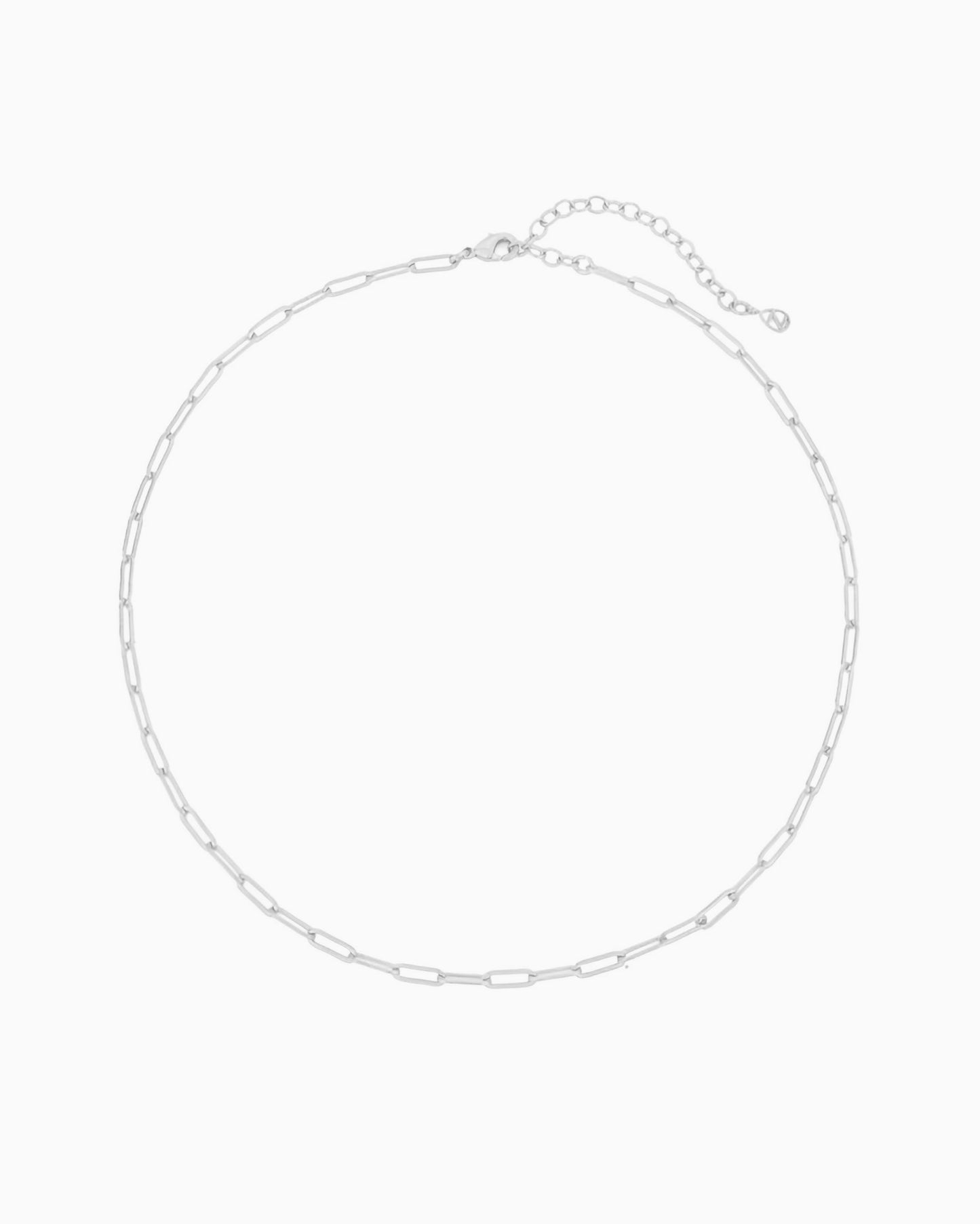 SMALL PAPERCLIP CHAIN NECKLACE