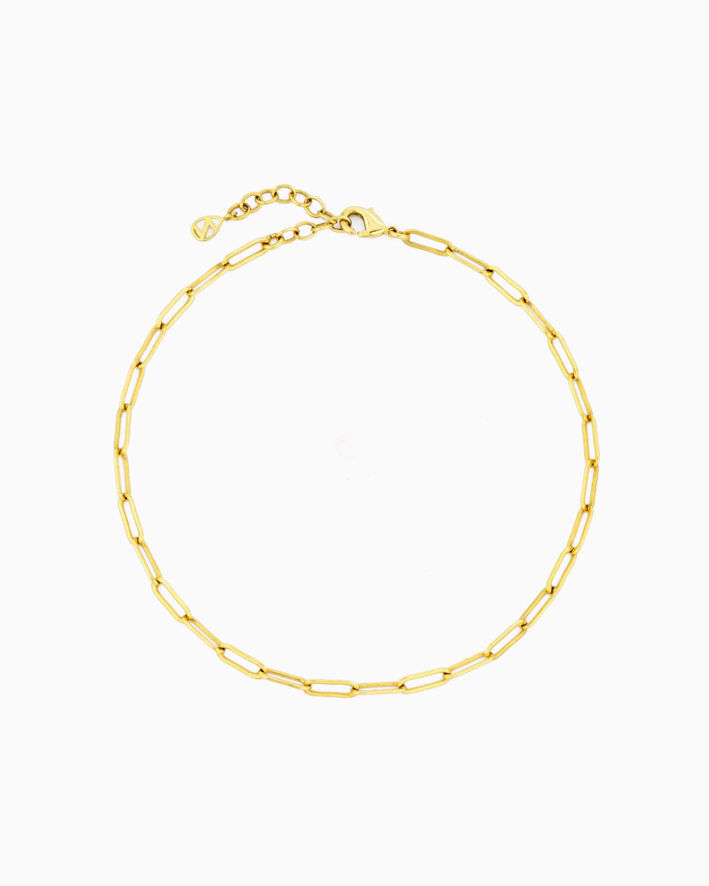 PAPERCLIP CHAIN ANKLET
