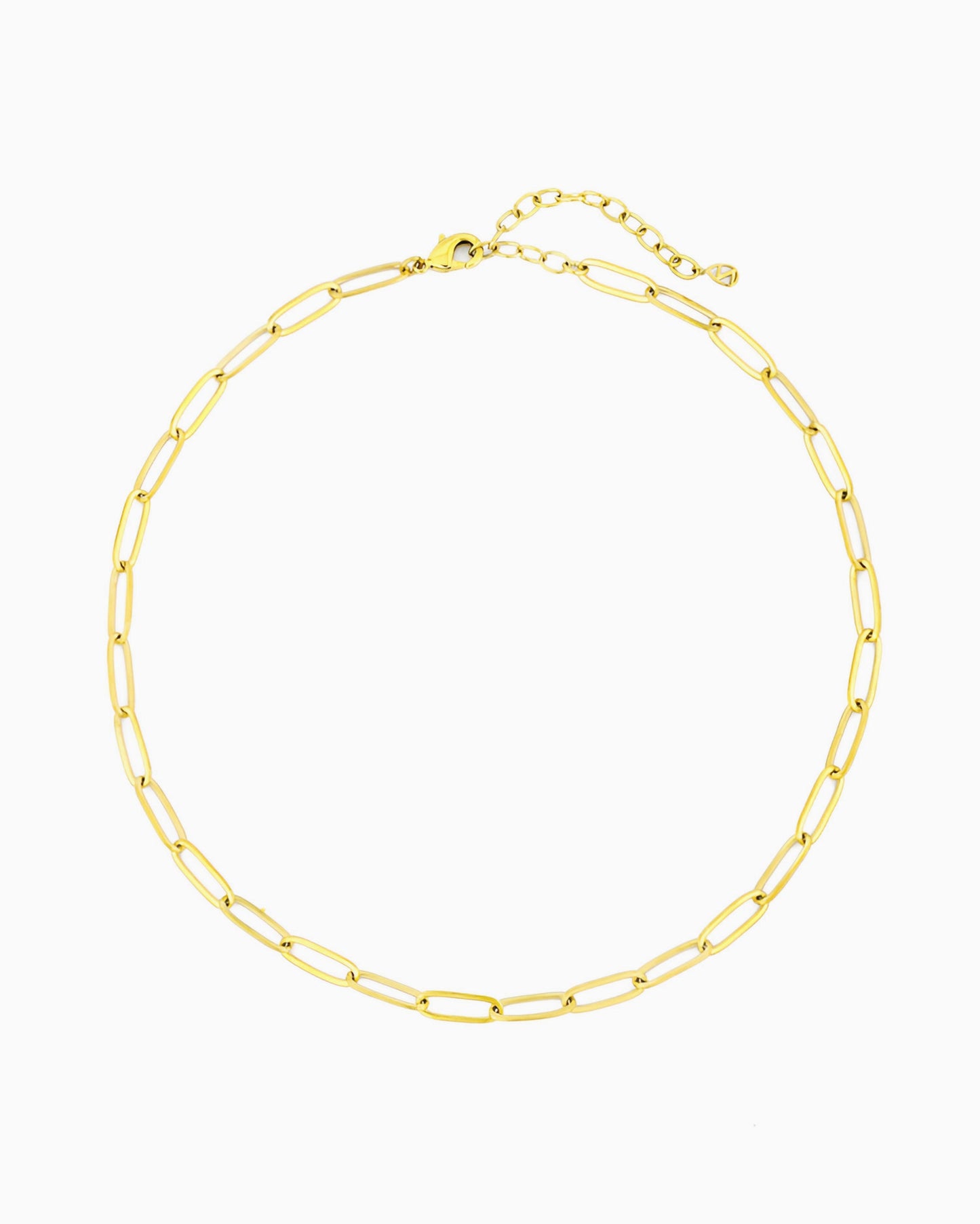 LARGE PAPERCLIP CHAIN NECKLACE