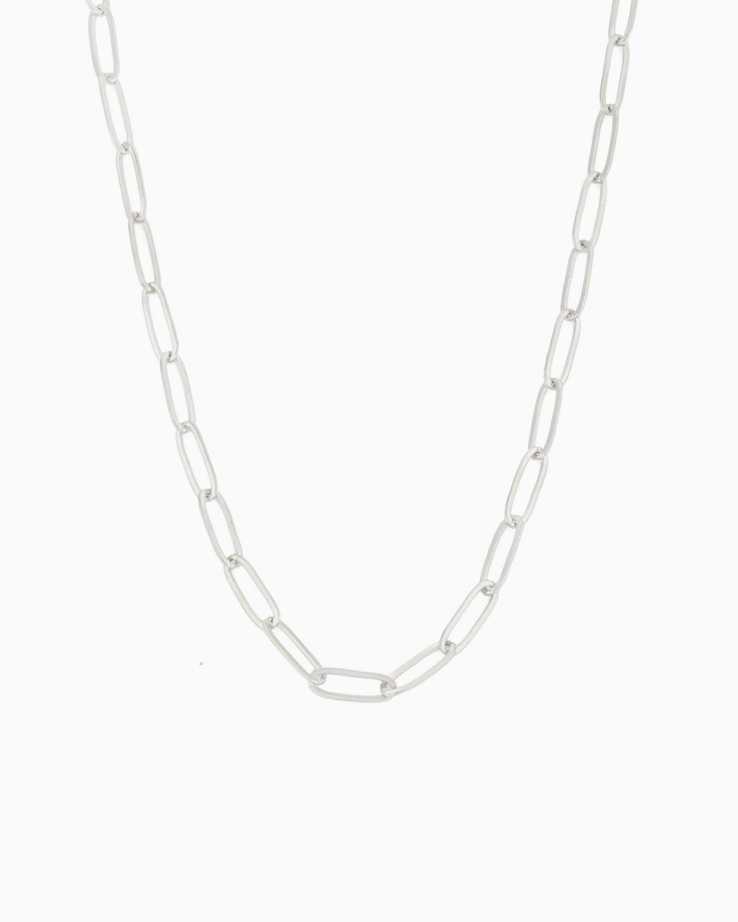 LARGE PAPERCLIP CHAIN NECKLACE