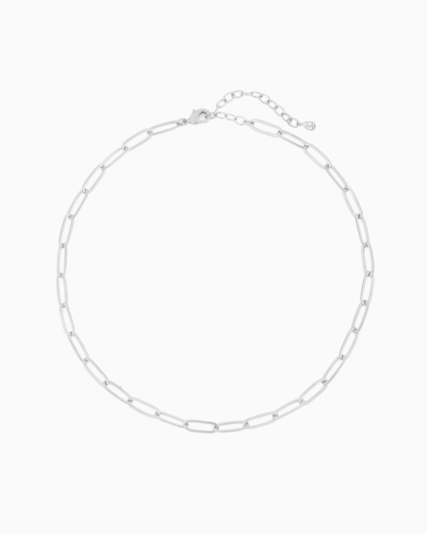 LARGE PAPERCLIP CHAIN NECKLACE