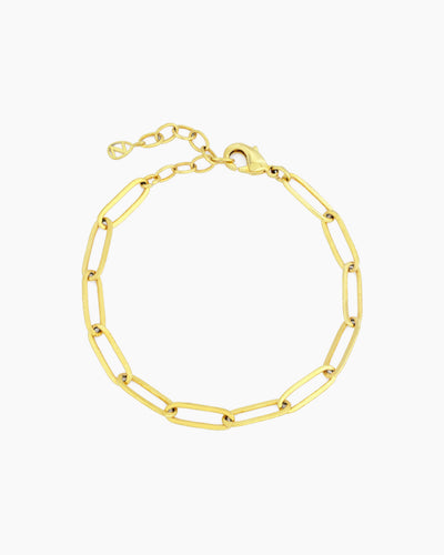 LARGE PAPERCLIP CHAIN BRACELET
