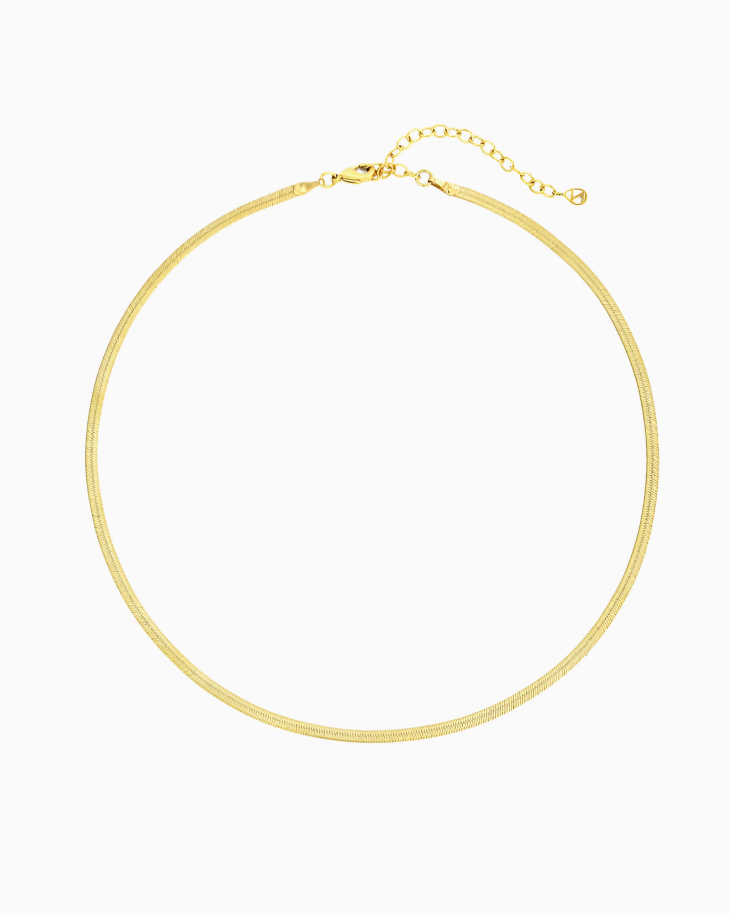SMALL HERRINGBONE CHAIN NECKLACE