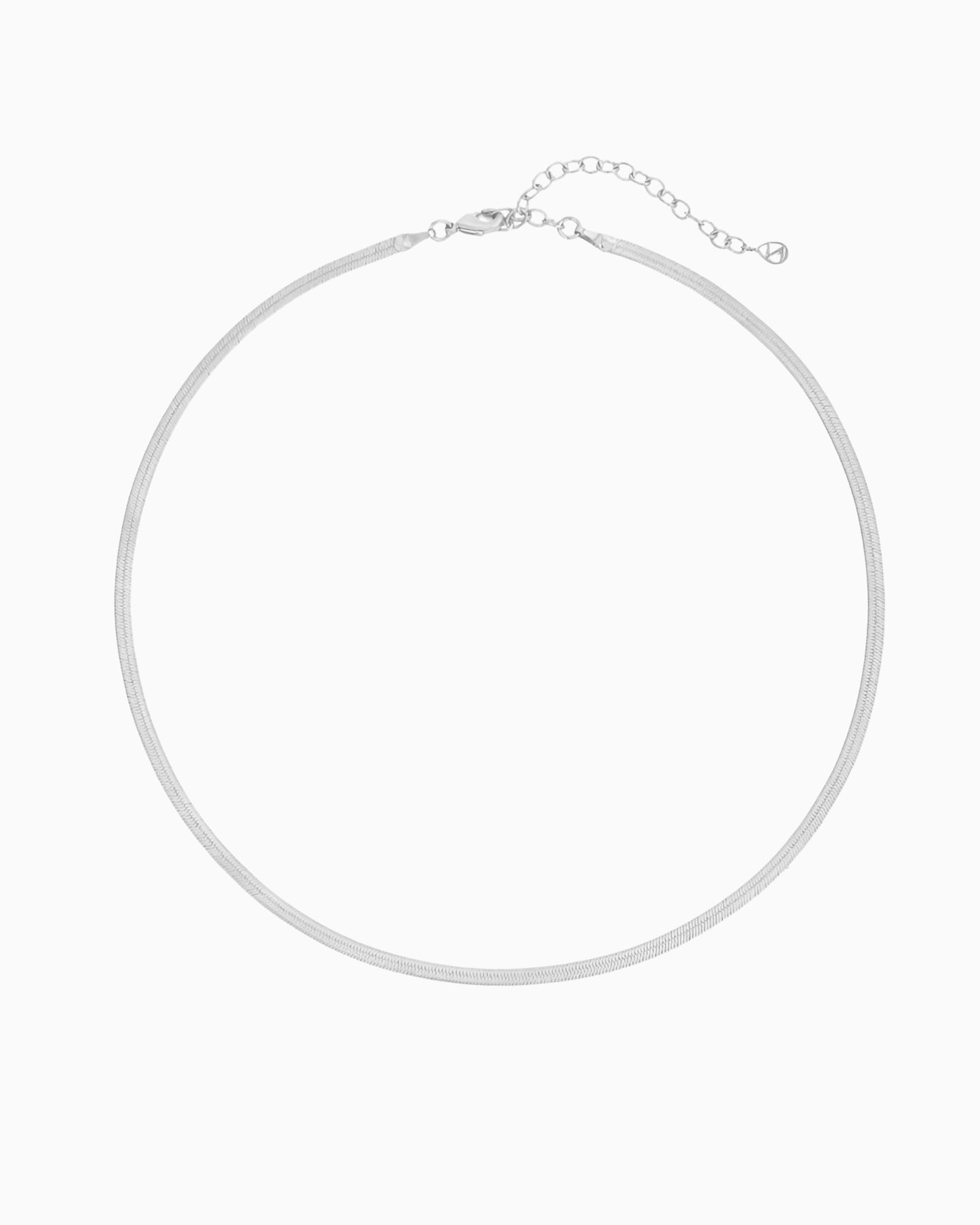 SMALL HERRINGBONE CHAIN NECKLACE